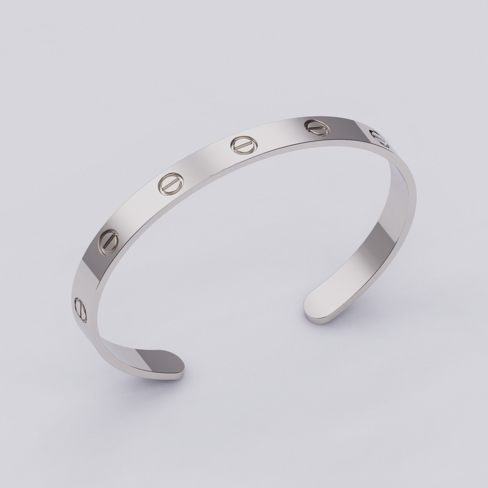 Bracelet Love 3D print model_1