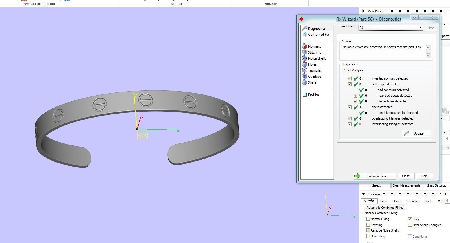 Bracelet Love 3D print model_6