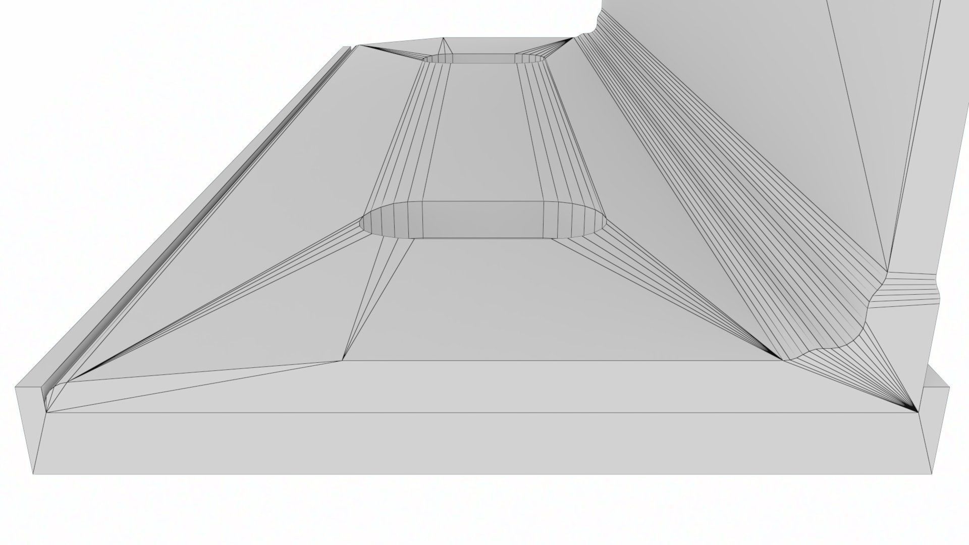 Cladding helping hand aluminium bracket Low-poly 3D model_27