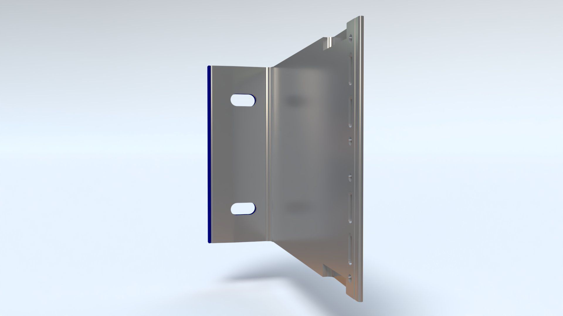 Cladding helping hand aluminium bracket Low-poly 3D model_15