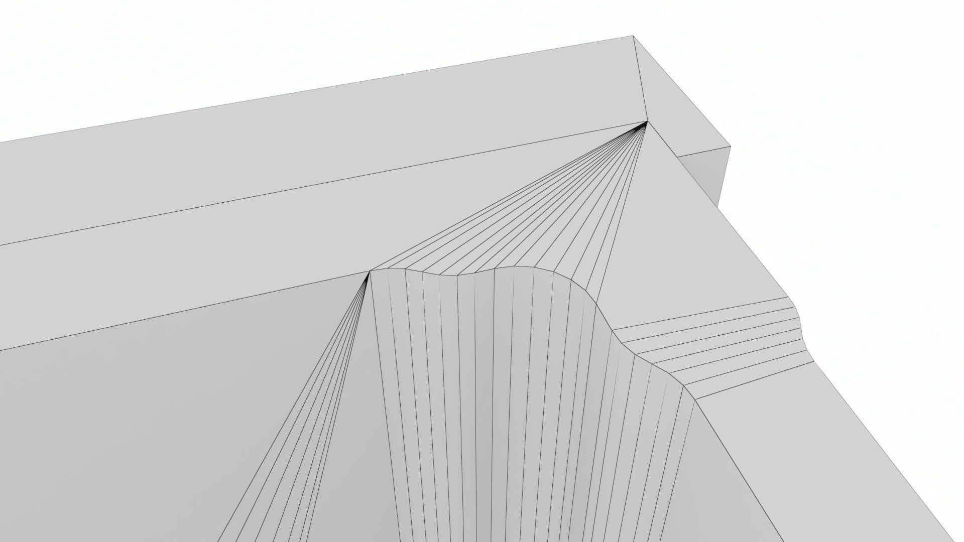 Cladding helping hand aluminium bracket Low-poly 3D model_22