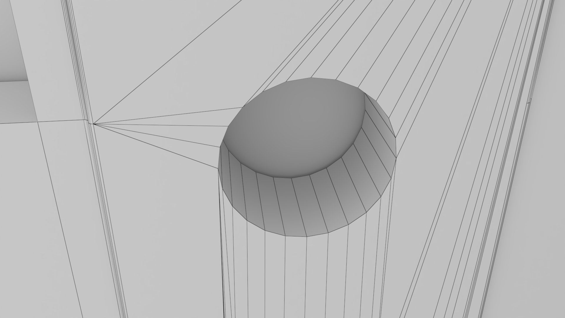 Cladding helping hand aluminium bracket Low-poly 3D model_29