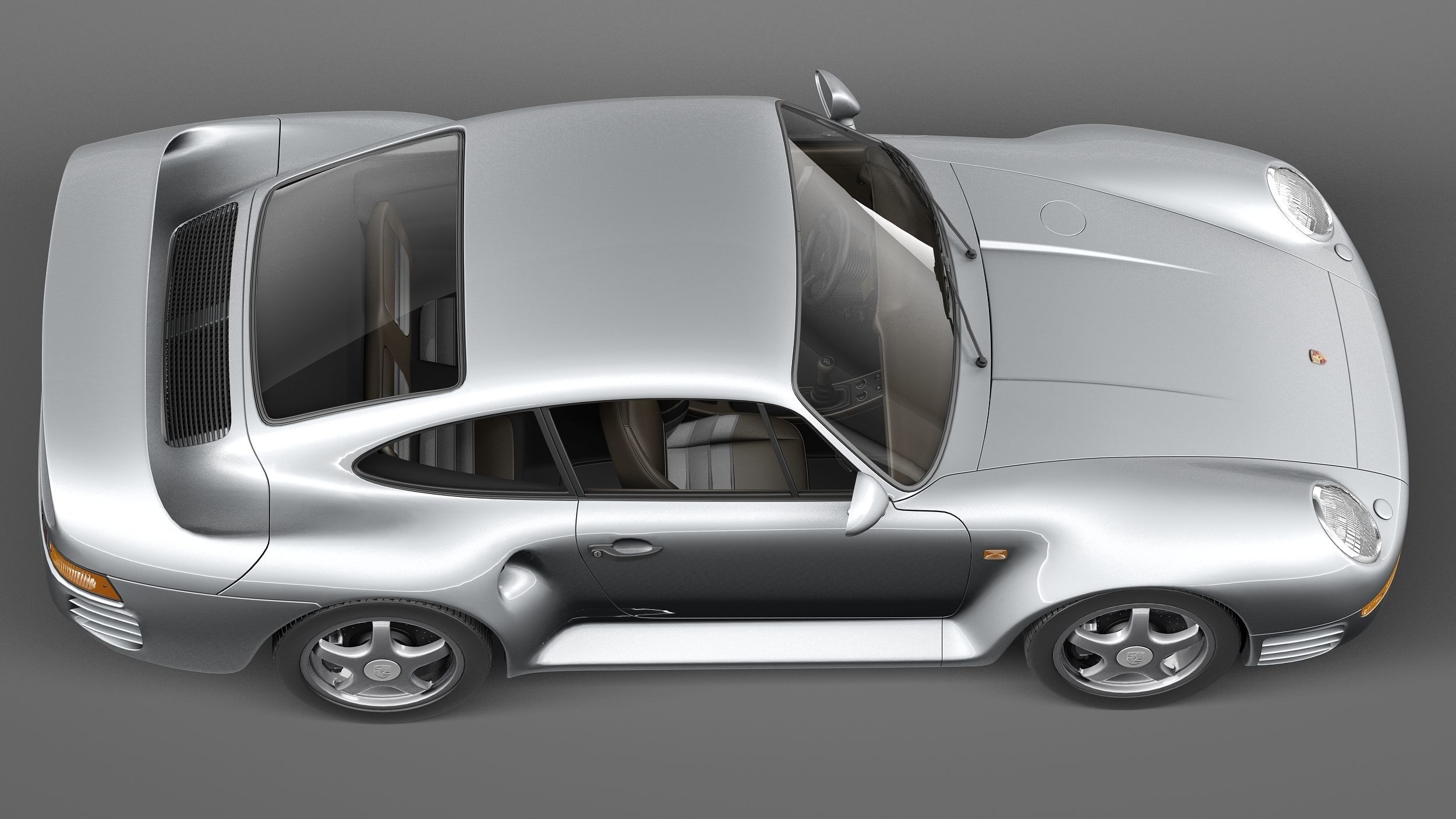 Porsche 959 1986-1990 3D model_7