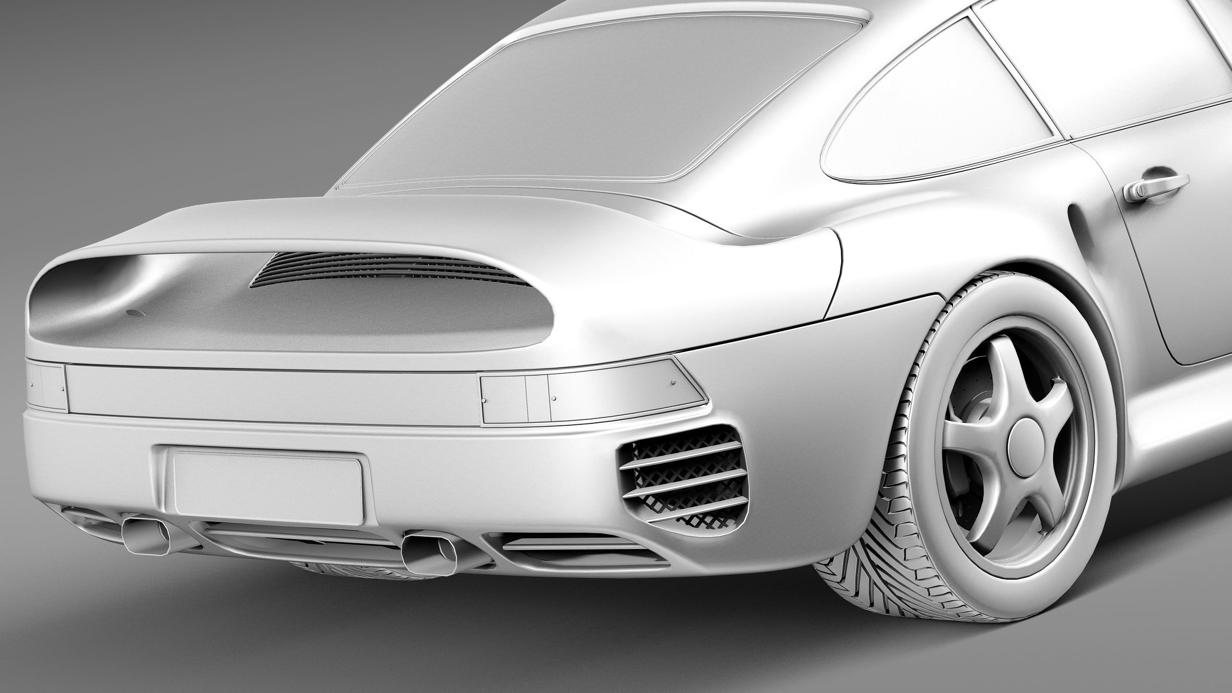 Porsche 959 1986-1990 3D model_11