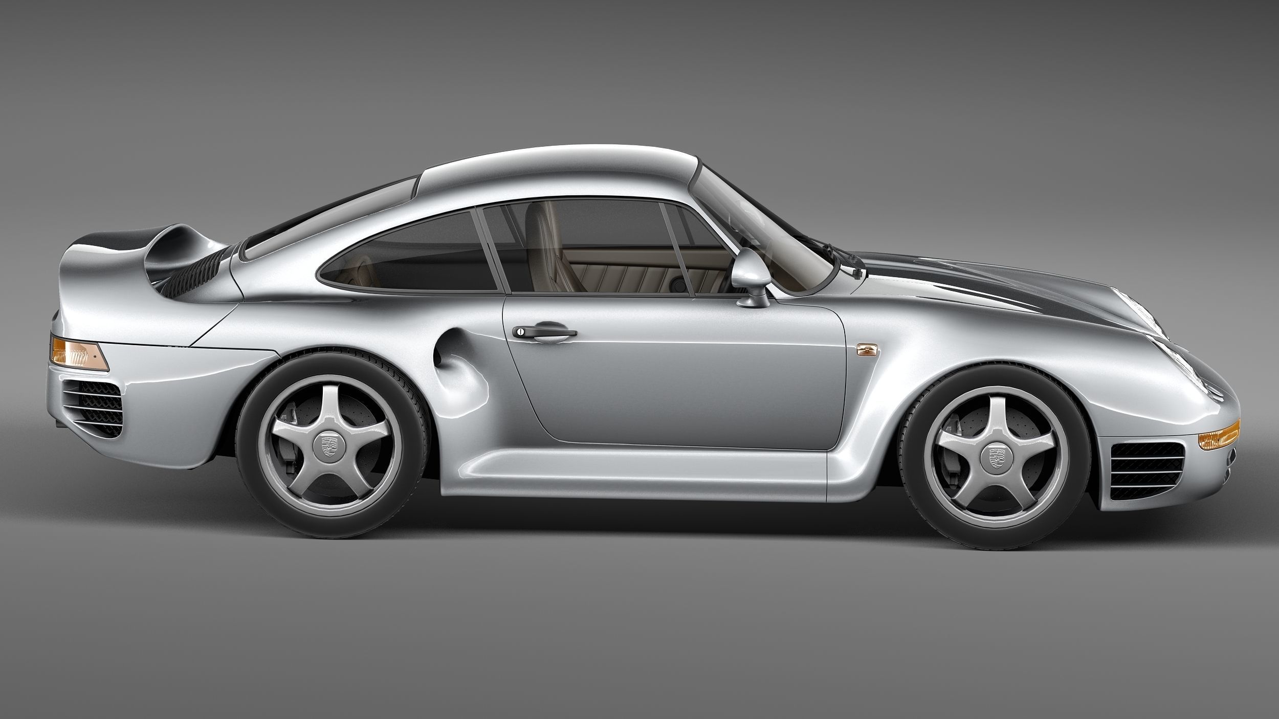 Porsche 959 1986-1990 3D model_6