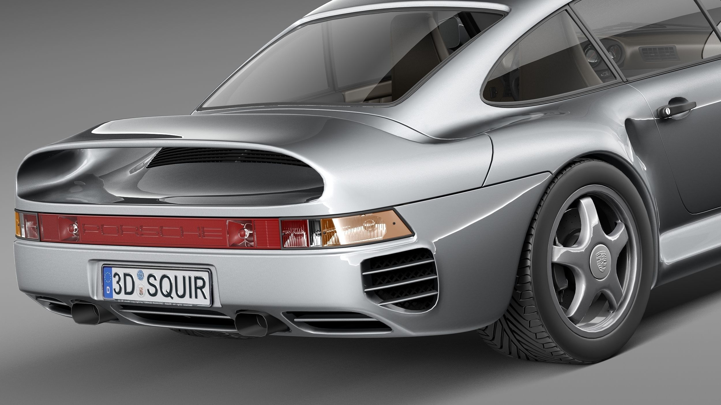 Porsche 959 1986-1990 3D model_3