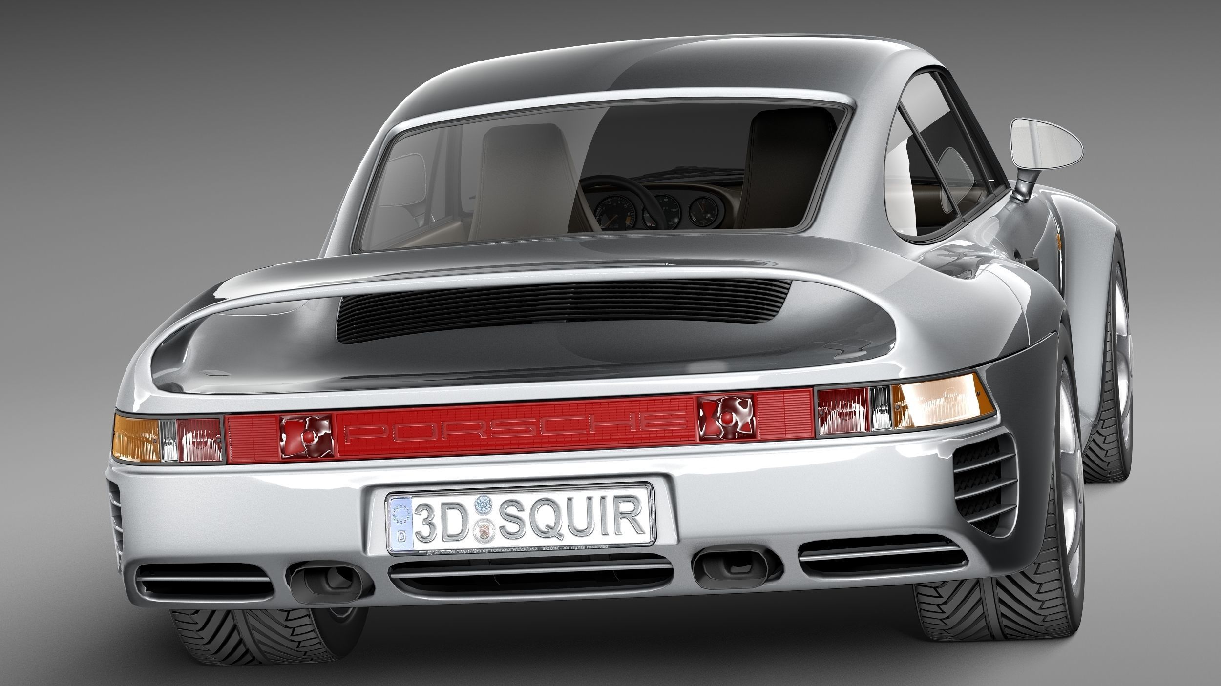 Porsche 959 1986-1990 3D model_5
