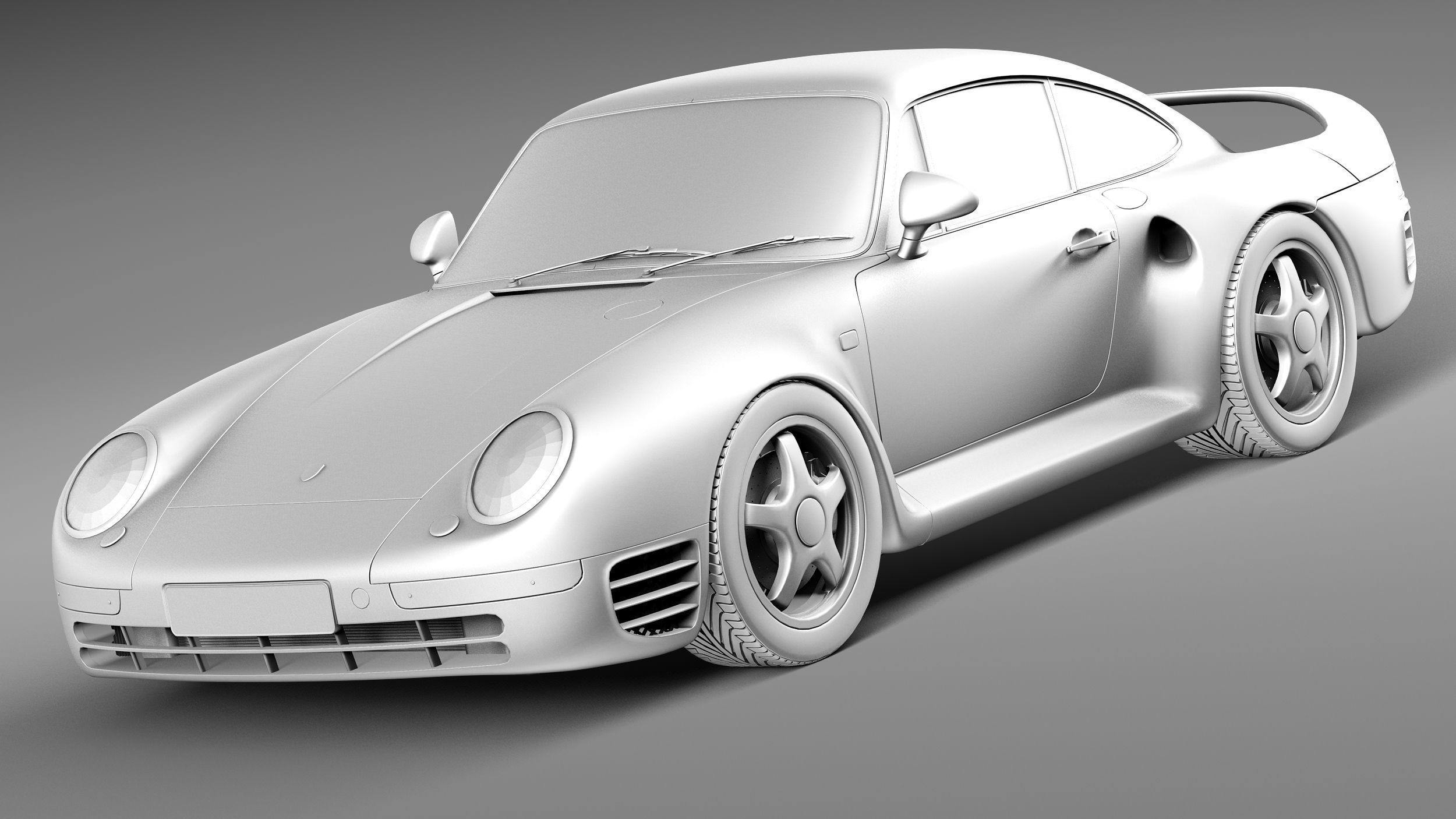 Porsche 959 1986-1990 3D model_8