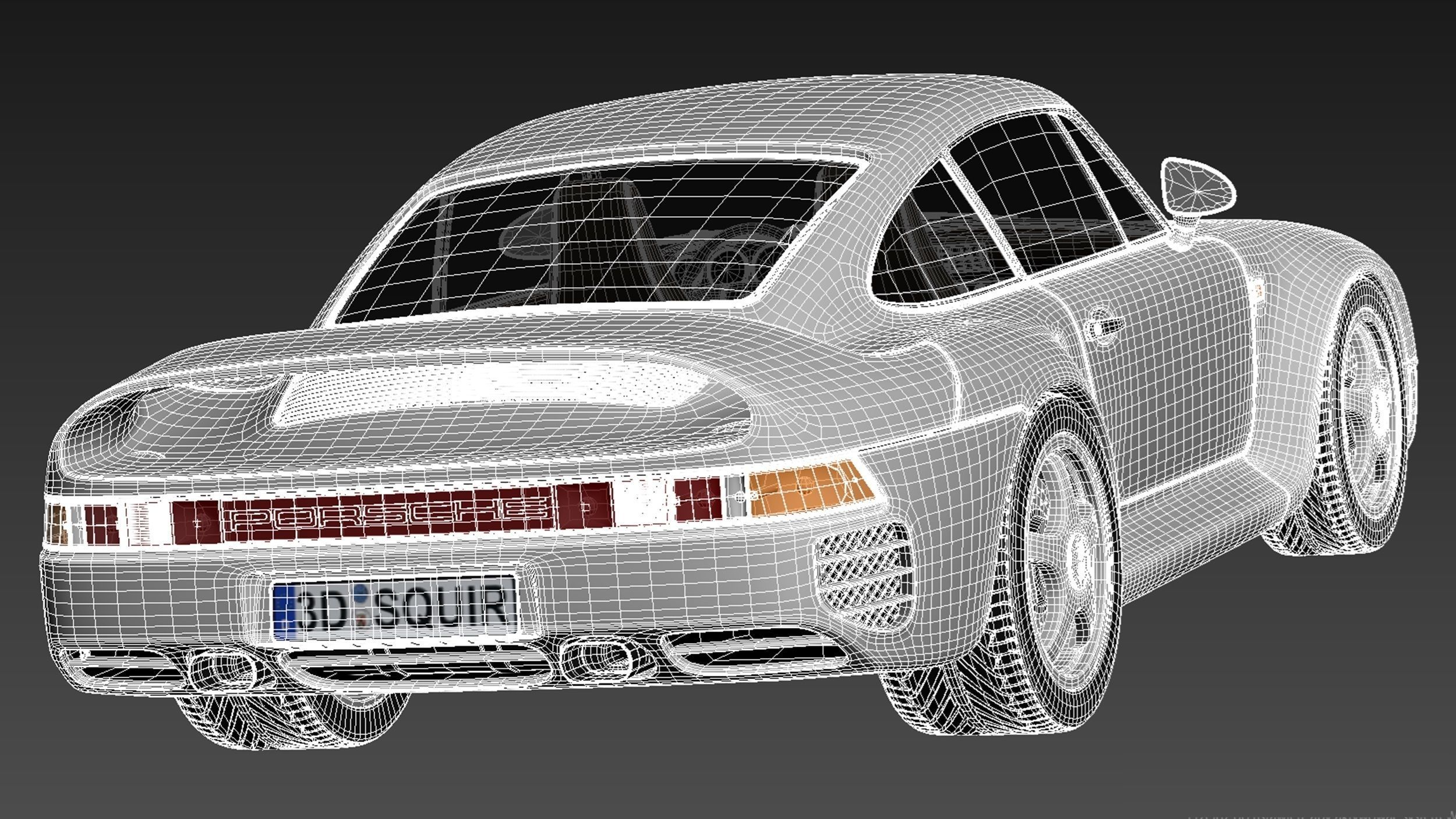 Porsche 959 1986-1990 3D model_18