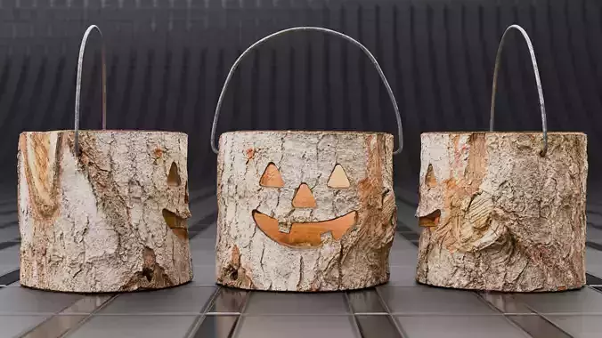 Photoscan of an halloween lamp - Highpoly