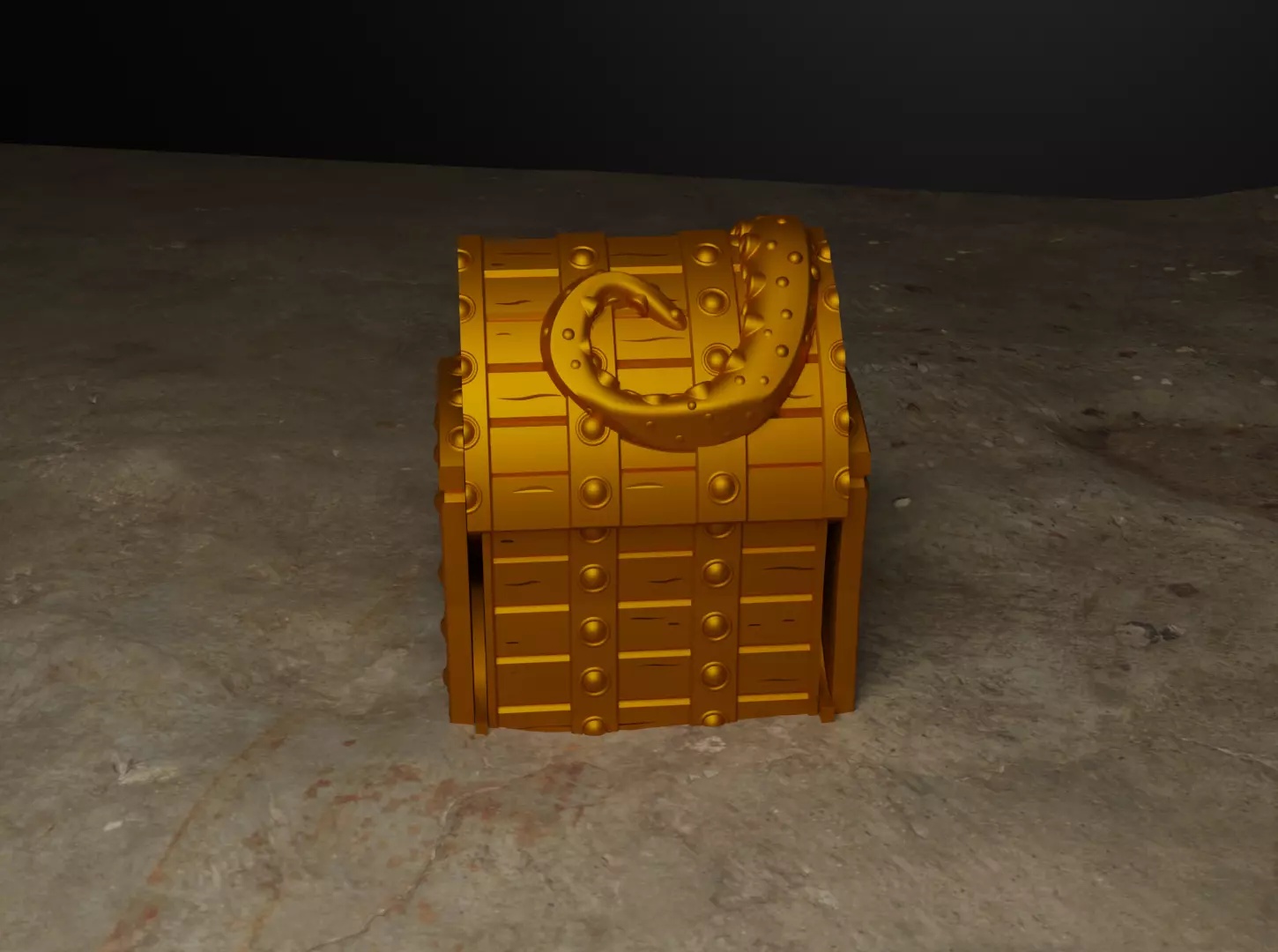 DnD Octopus Treasure Box Dice Box Pattern 3D print model_0