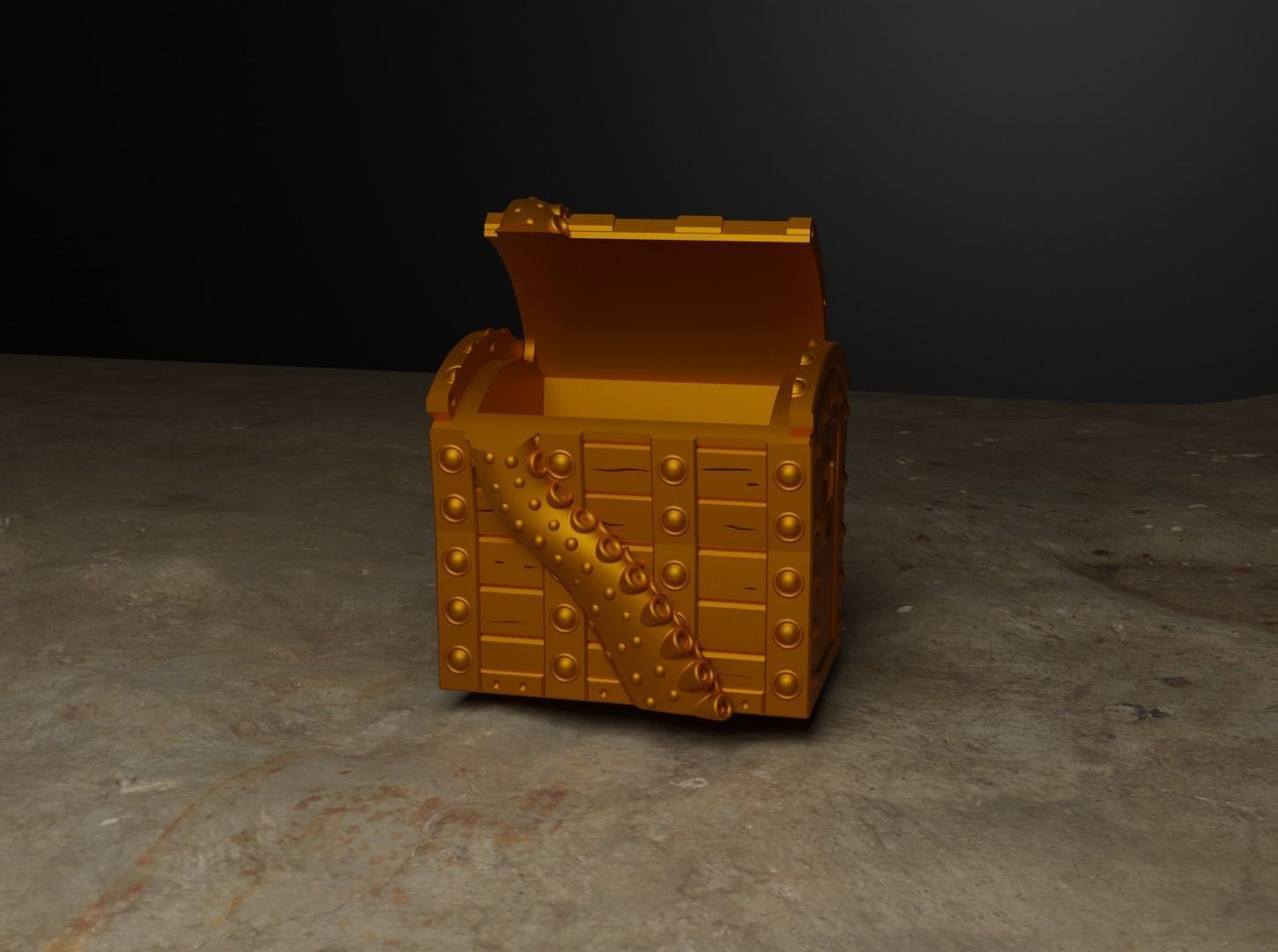 DnD Octopus Treasure Box Dice Box Pattern 3D print model_21
