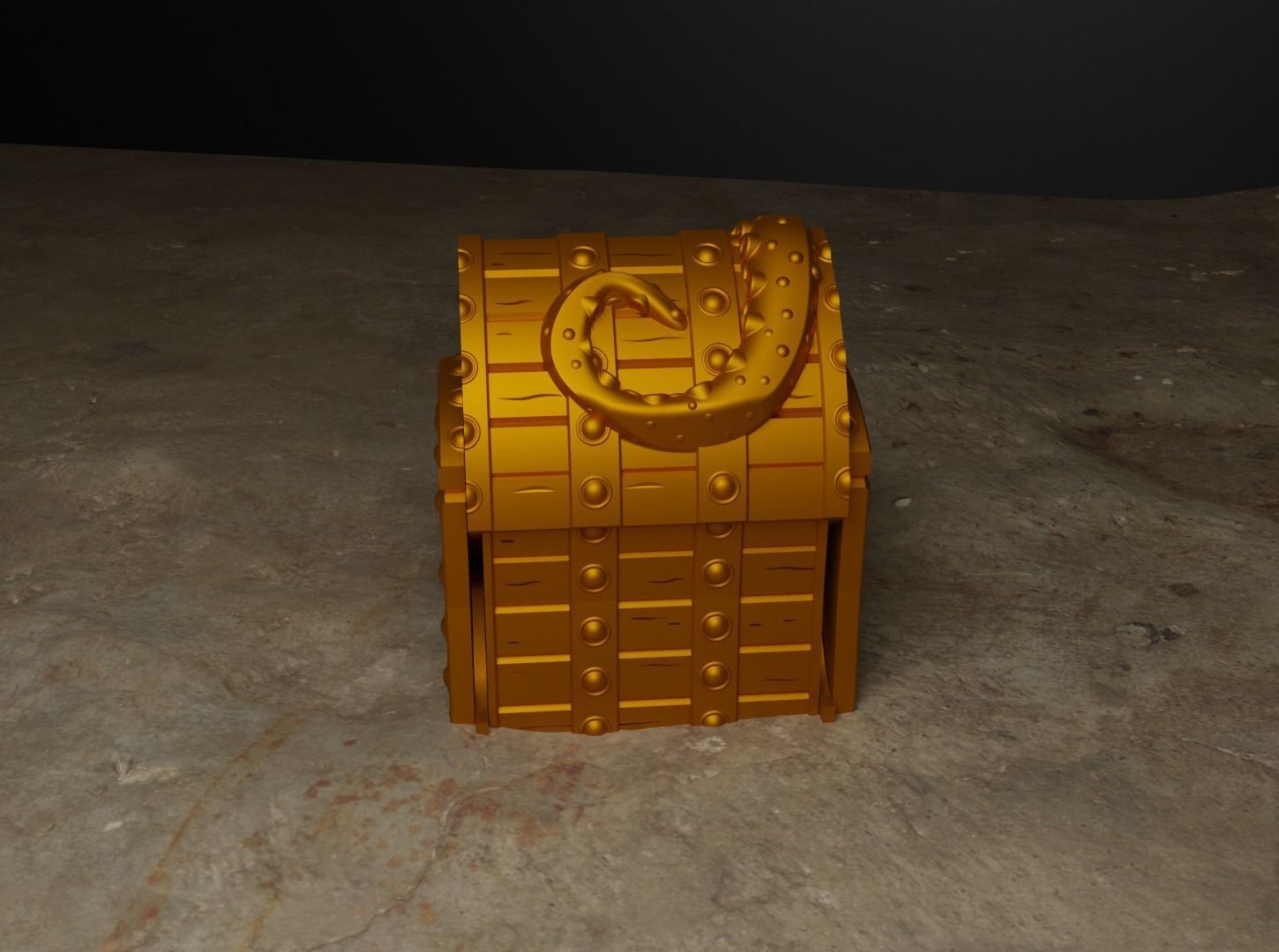DnD Octopus Treasure Box Dice Box Pattern 3D print model_14