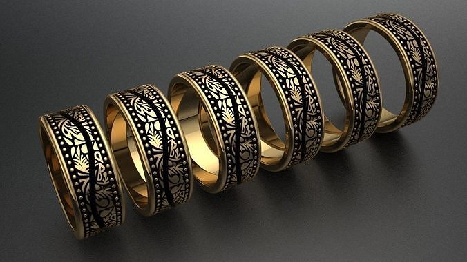 Premium Band Ring 3D print model