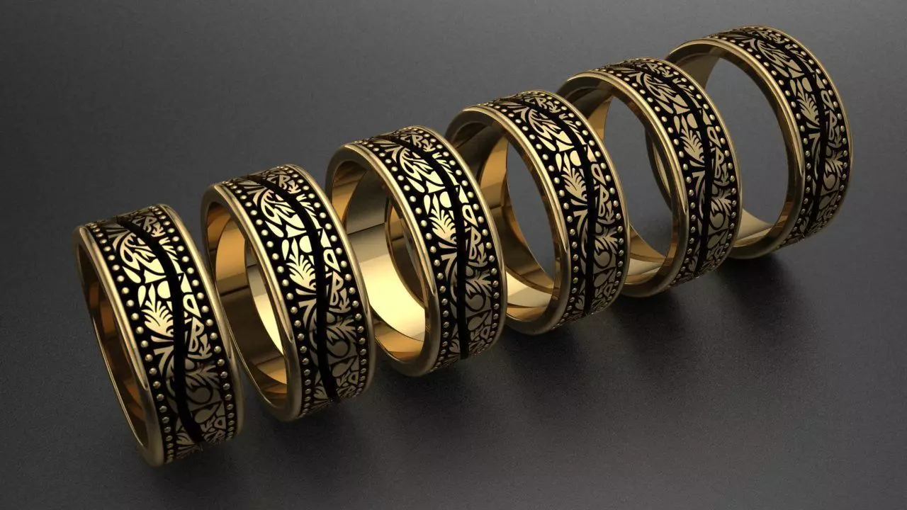 Premium Band Ring 3D print model