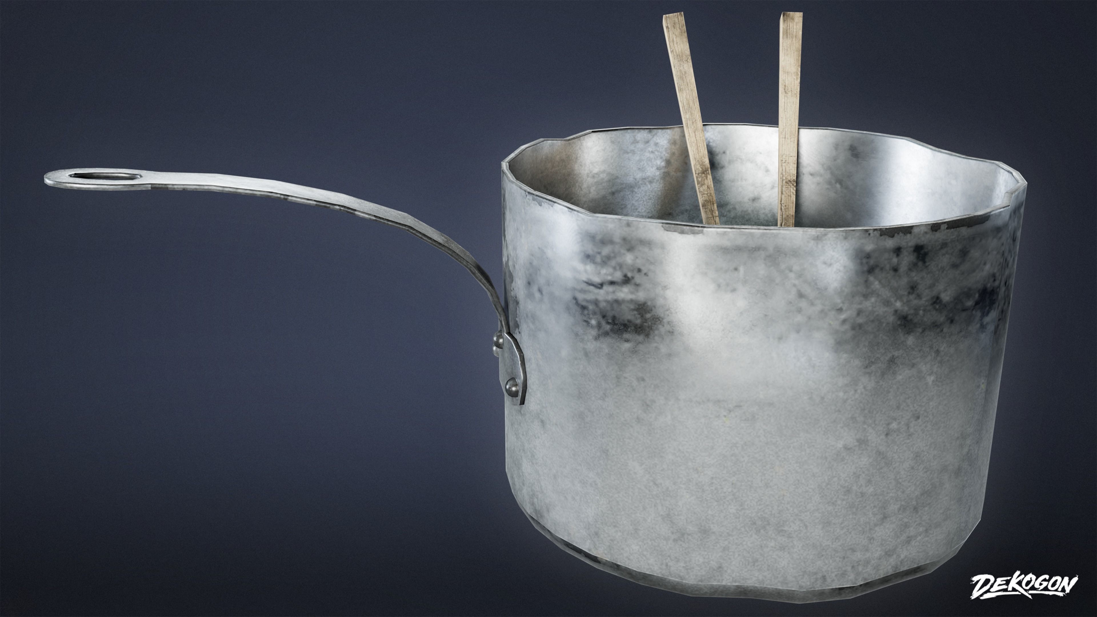 SAFE HOUSE - Noodle Set 01 - LOW POLY Low-poly 3D model_11