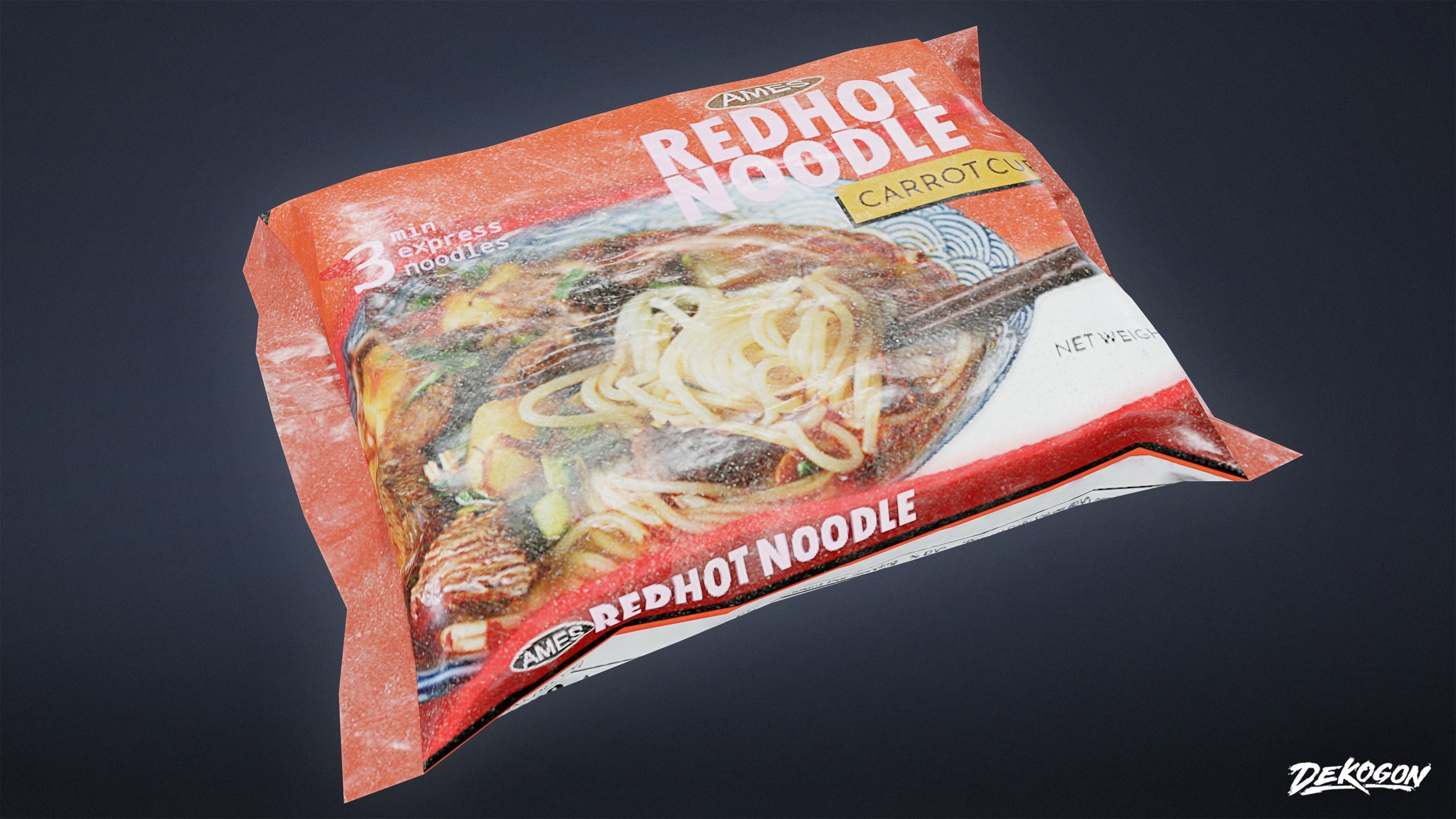 SAFE HOUSE - Noodle Set 01 - LOW POLY Low-poly 3D model_6