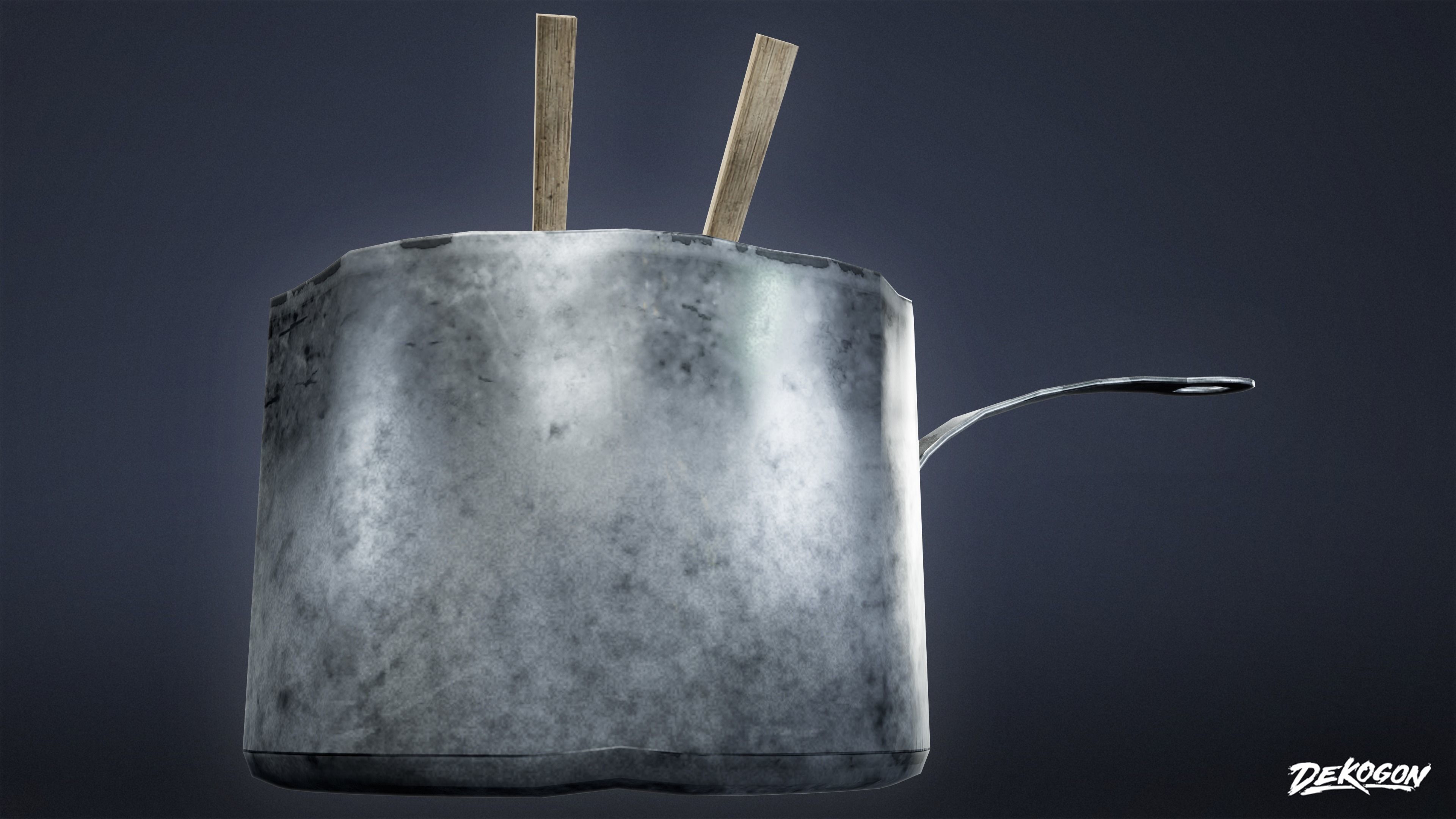 SAFE HOUSE - Noodle Set 01 - LOW POLY Low-poly 3D model_15