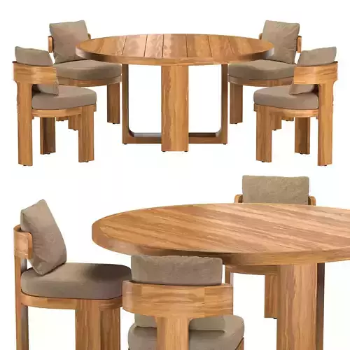 BRONTE TEAK DINING SET