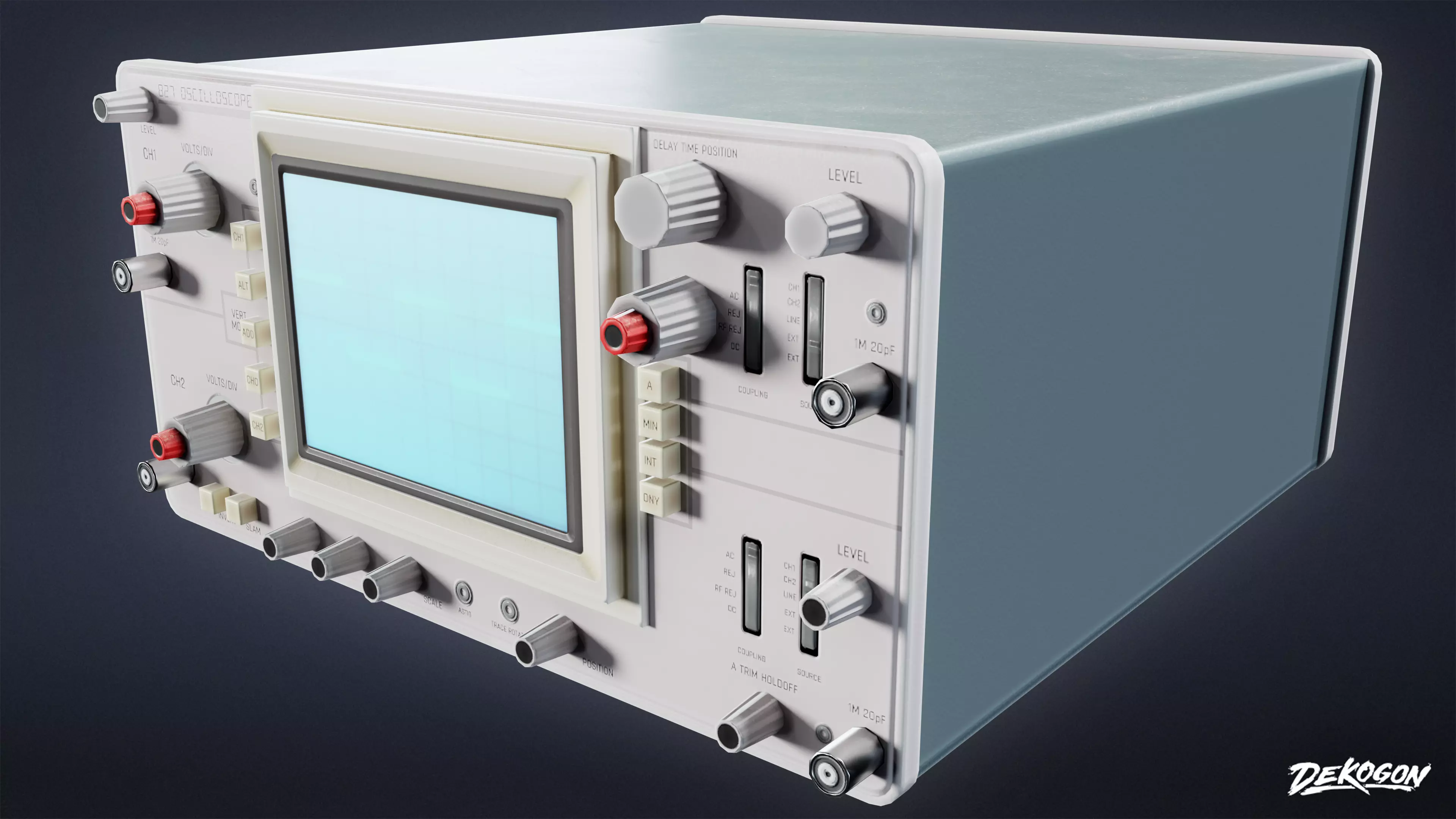SAFE HOUSE - Oscilloscope 01 - LOW POLY Low-poly 3D model