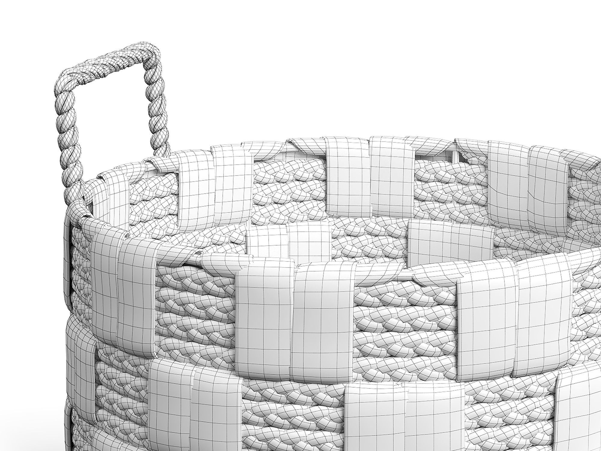 Zola Basket Small RendezVousDeco 3D model_9
