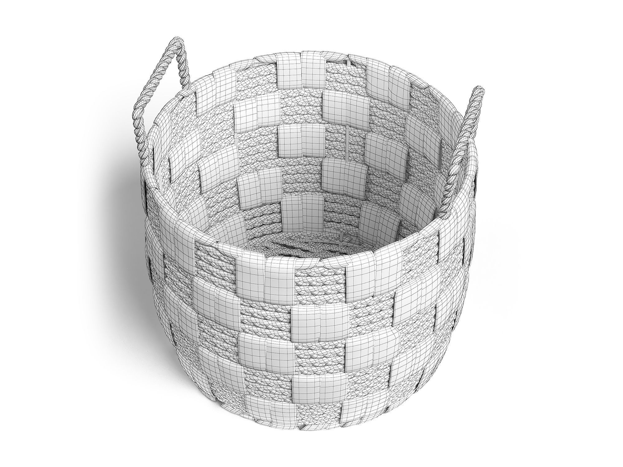 Zola Basket Small RendezVousDeco 3D model_7
