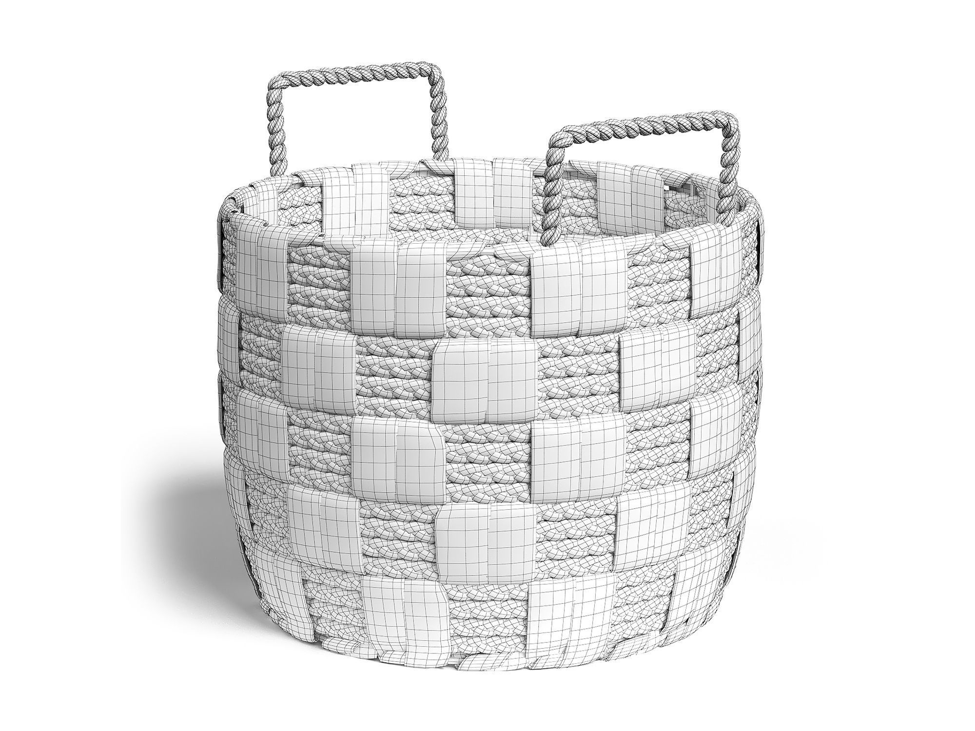 Zola Basket Small RendezVousDeco 3D model_5