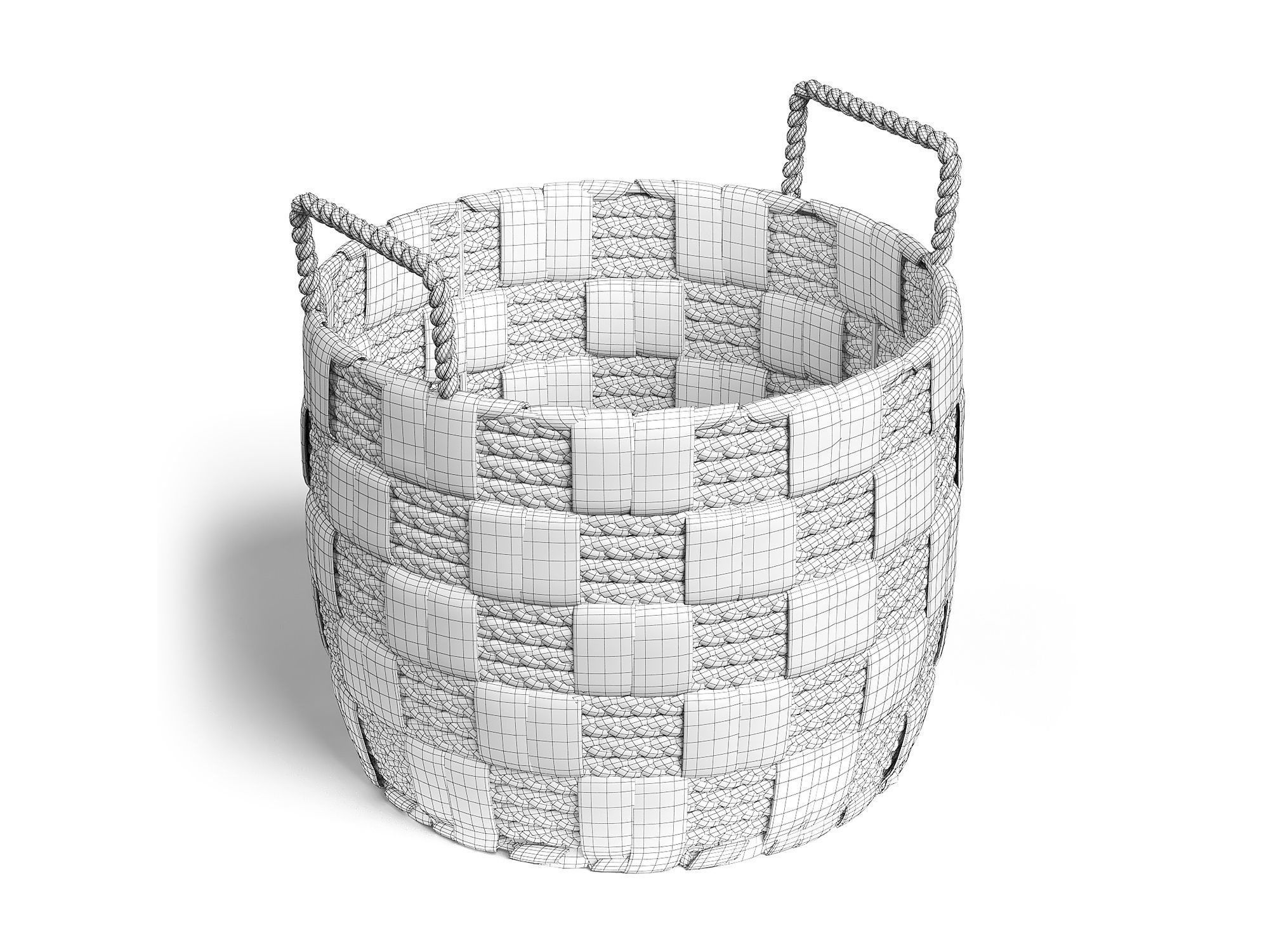 Zola Basket Small RendezVousDeco 3D model_6