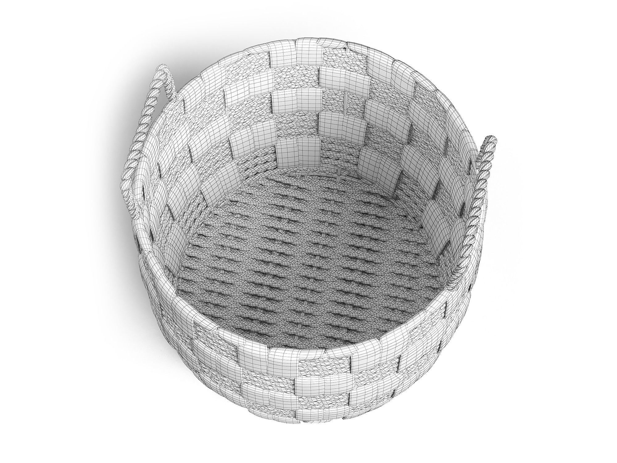 Zola Basket Small RendezVousDeco 3D model_8