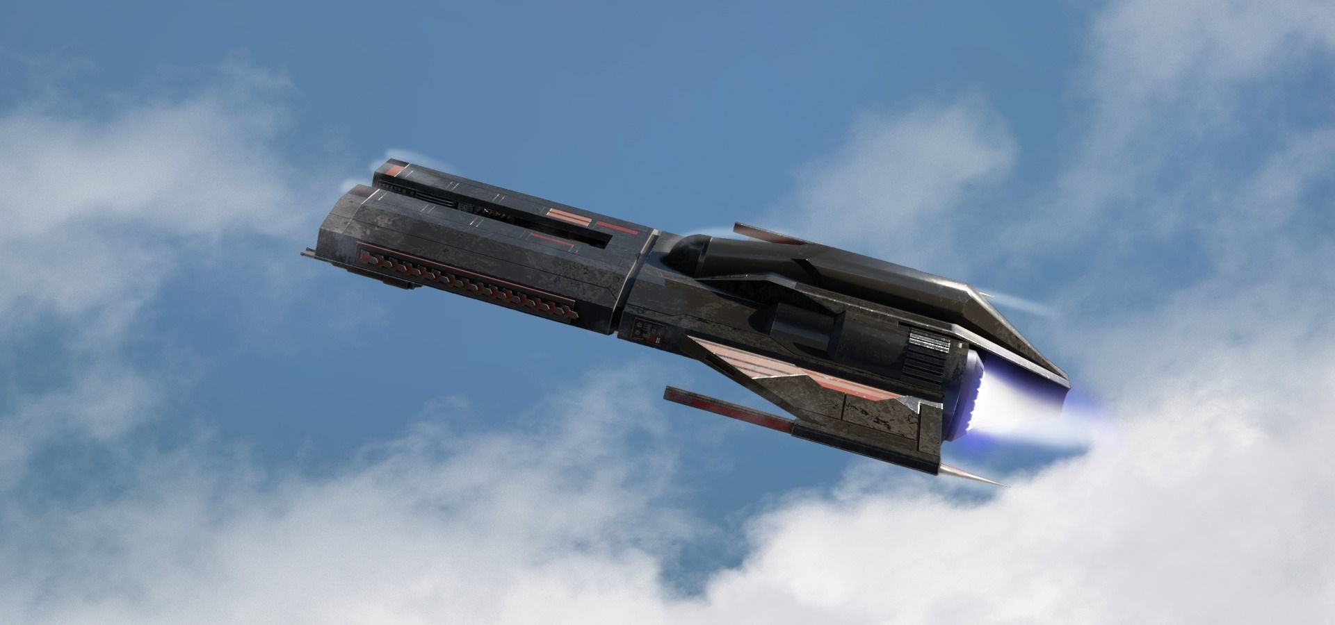 D-24 Starfighter 3D Model for printing 3D print model_5