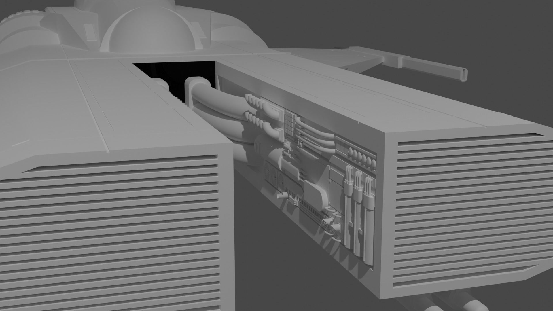 D-24 Starfighter 3D Model for printing 3D print model_1