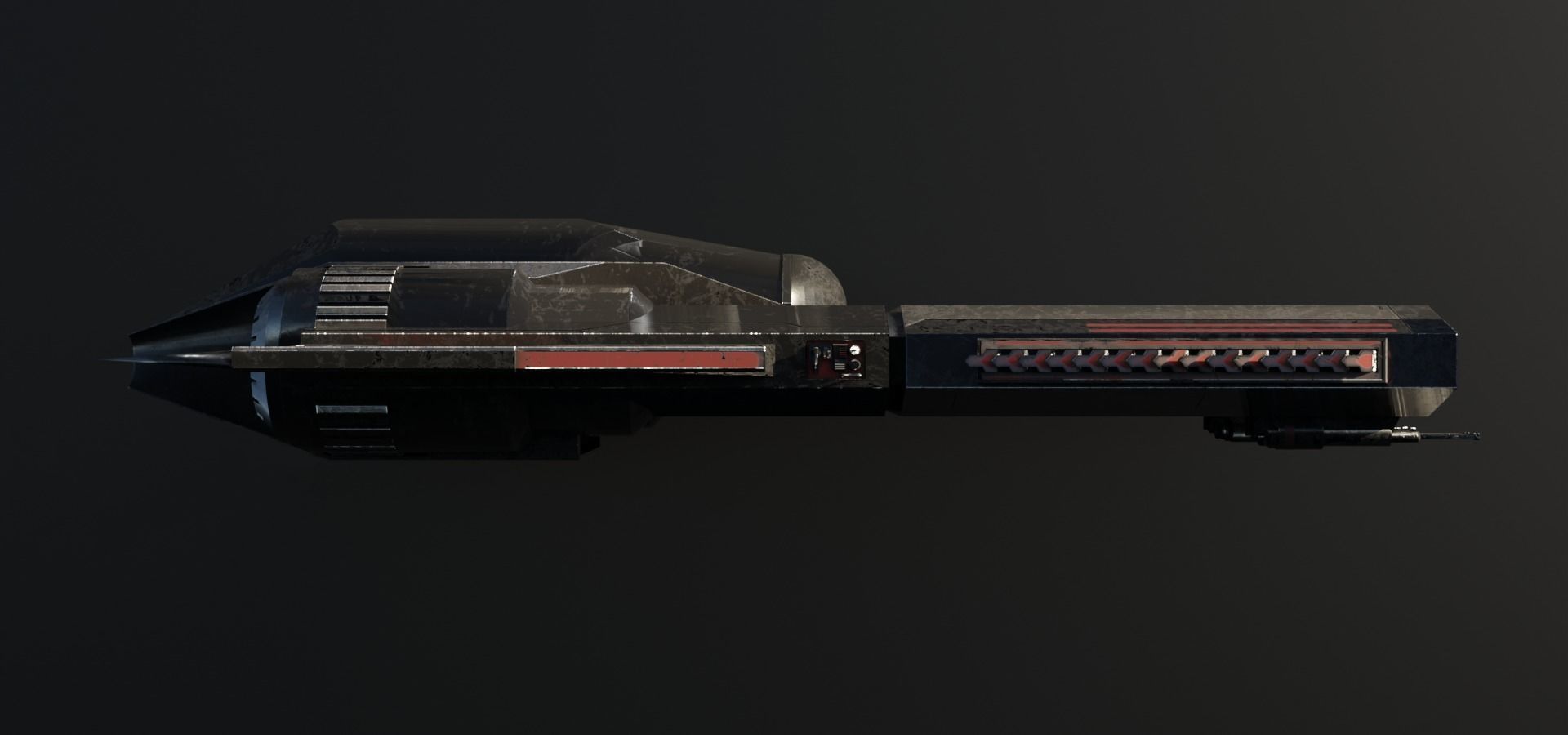 D-24 Starfighter 3D Model for printing 3D print model_4