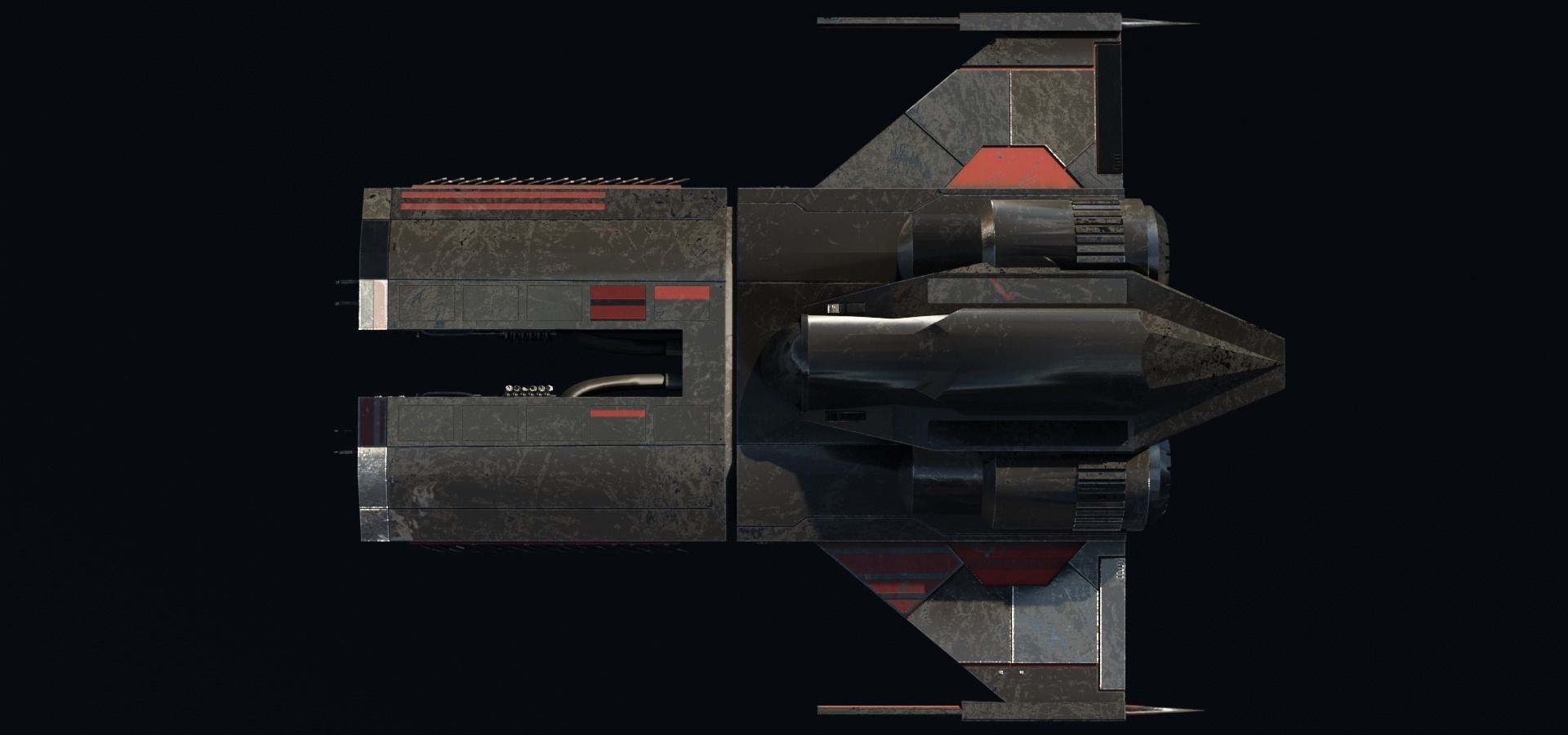 D-24 Starfighter 3D Model for printing 3D print model_7