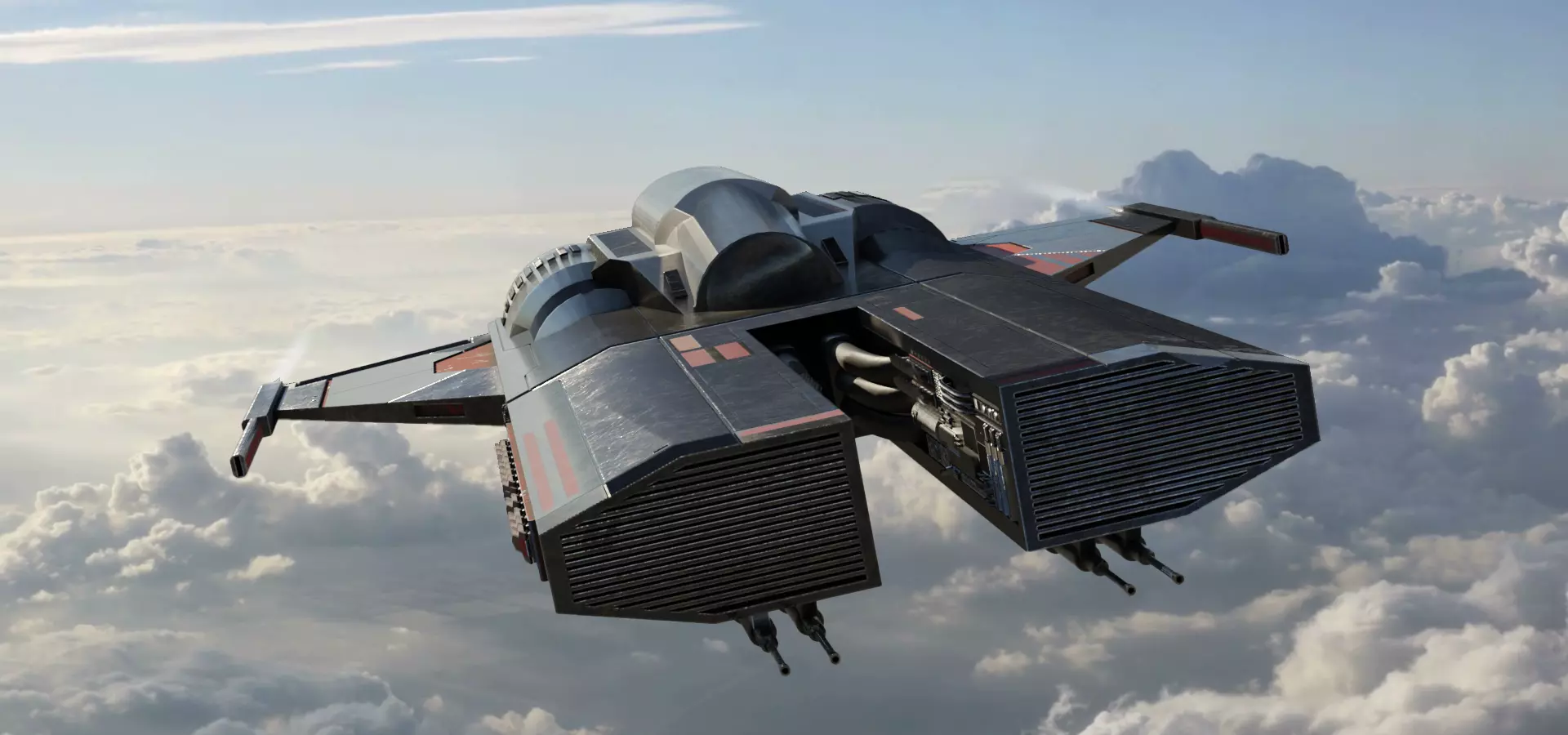 D-24 Starfighter 3D Model for printing 3D print model_0