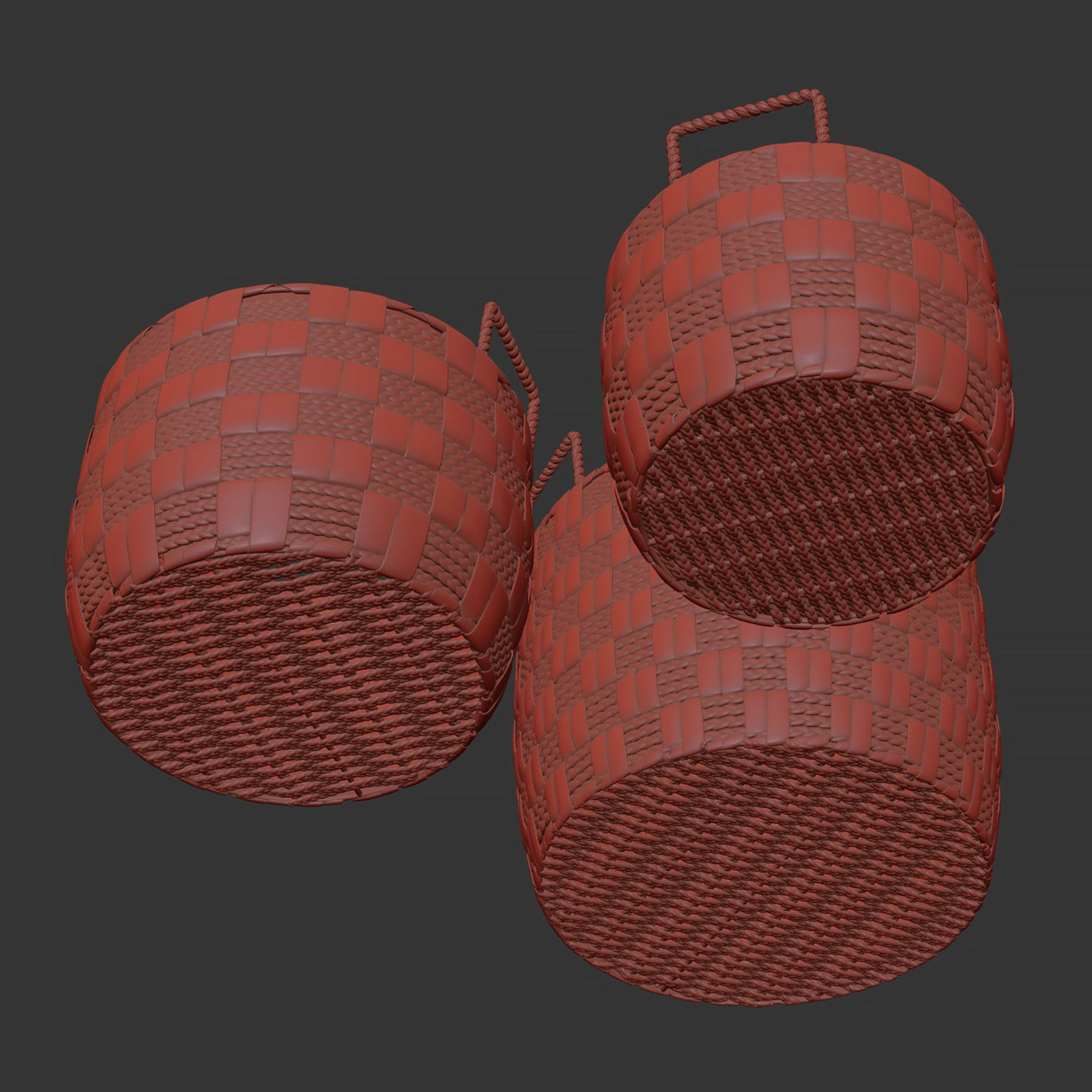 Zola Collection of Natural Fiber Baskets RendezVousDeco _11