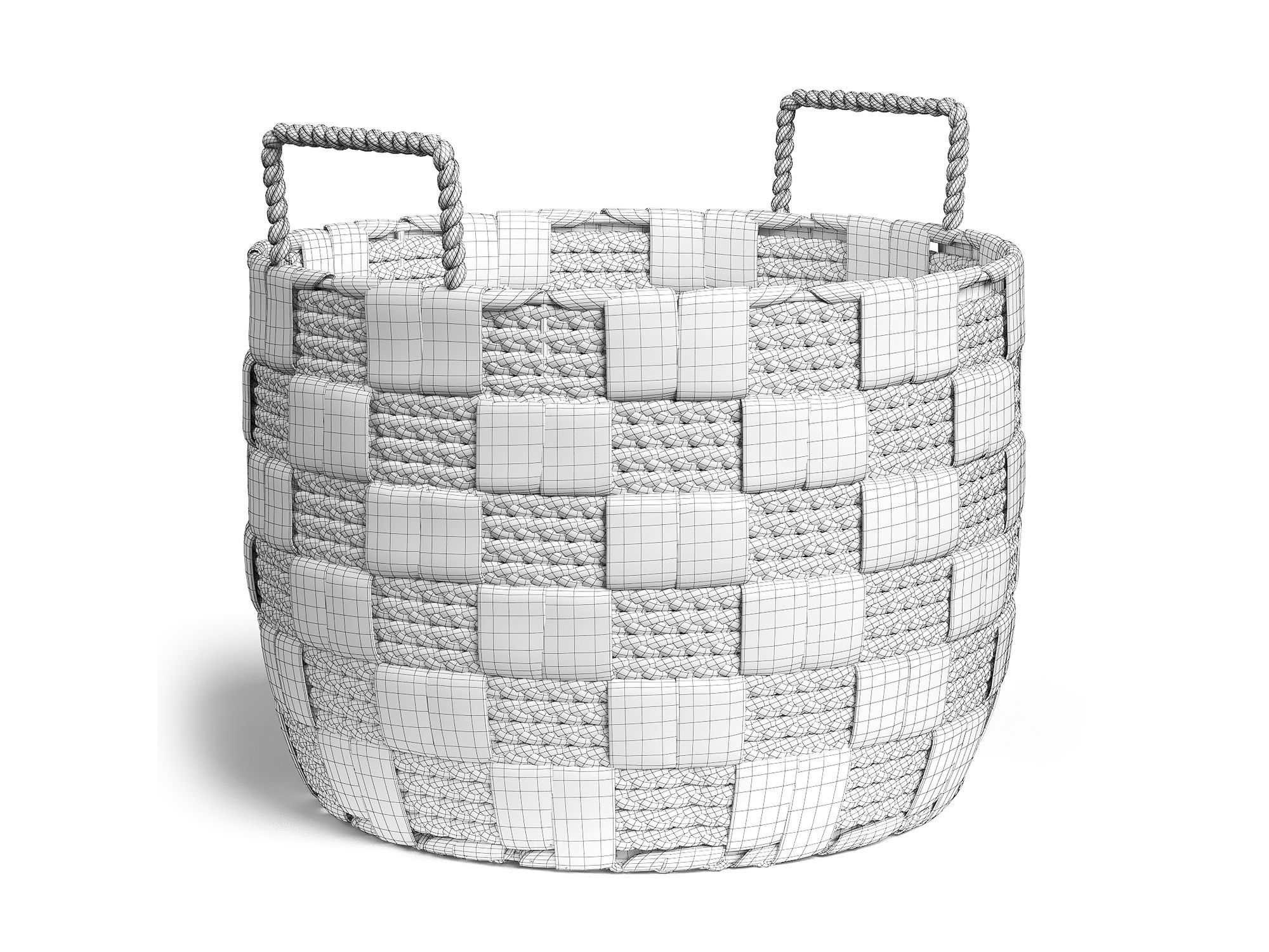 Zola Collection of Natural Fiber Baskets RendezVousDeco _30