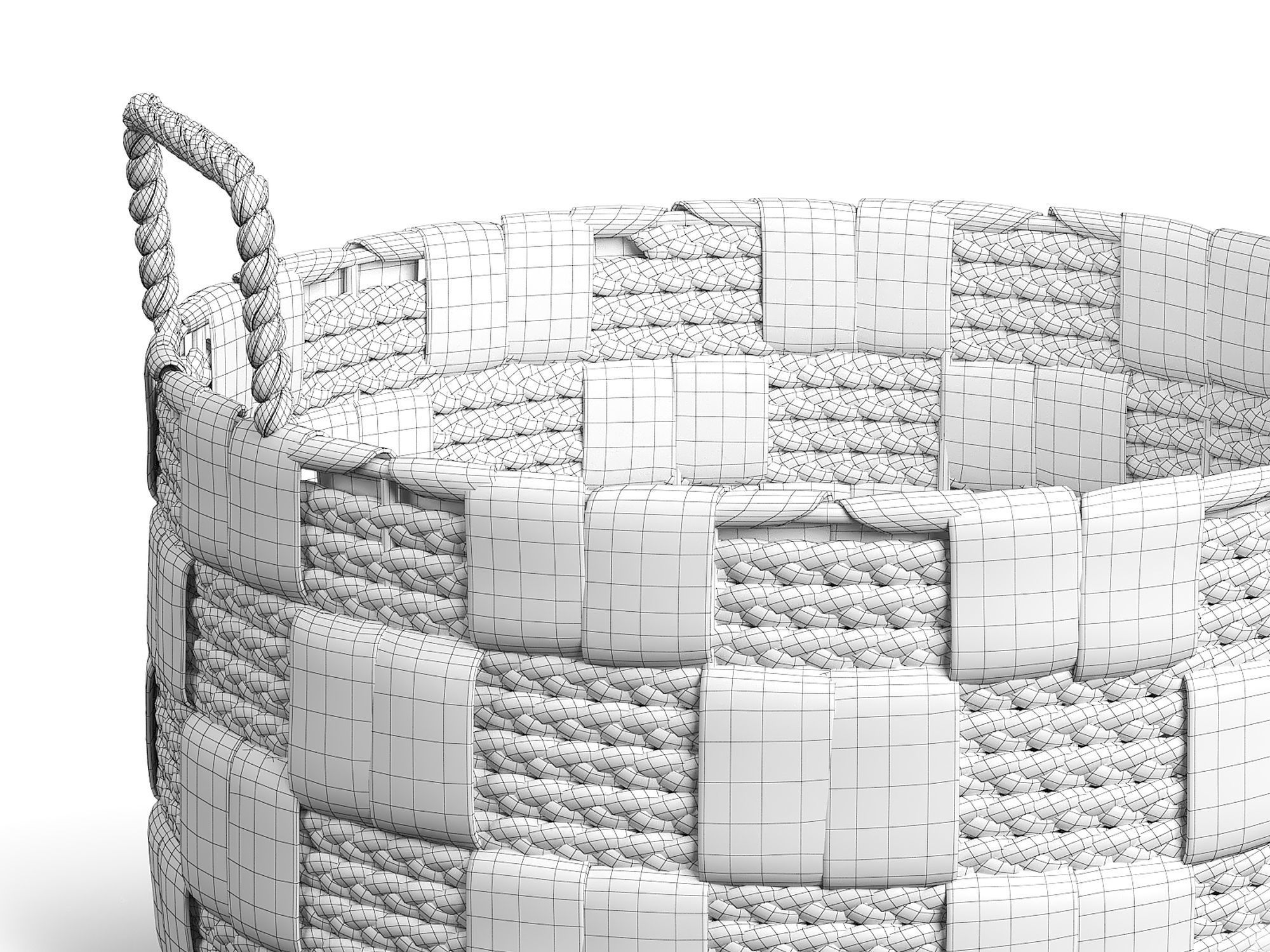 Zola Collection of Natural Fiber Baskets RendezVousDeco _34