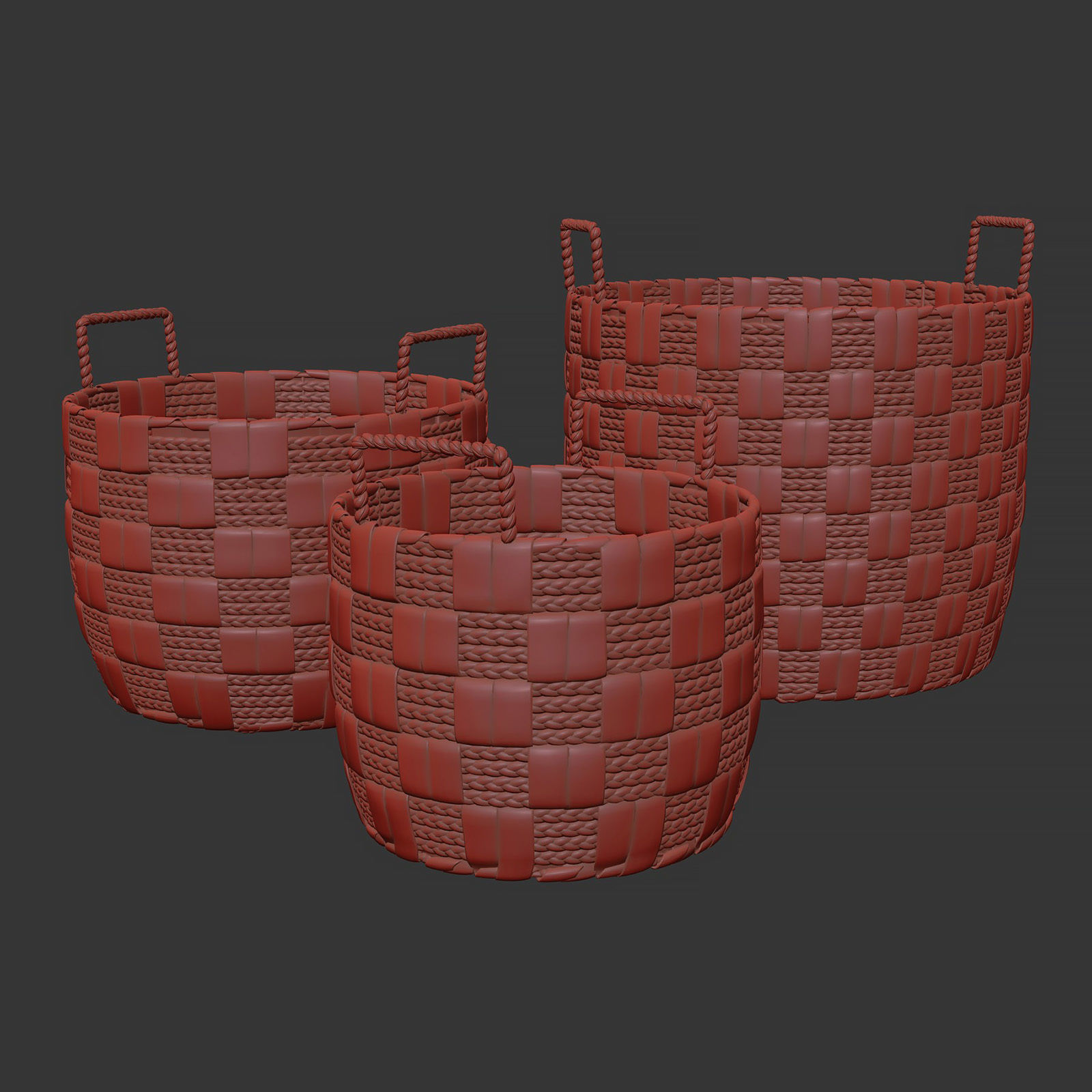 Zola Collection of Natural Fiber Baskets RendezVousDeco _9