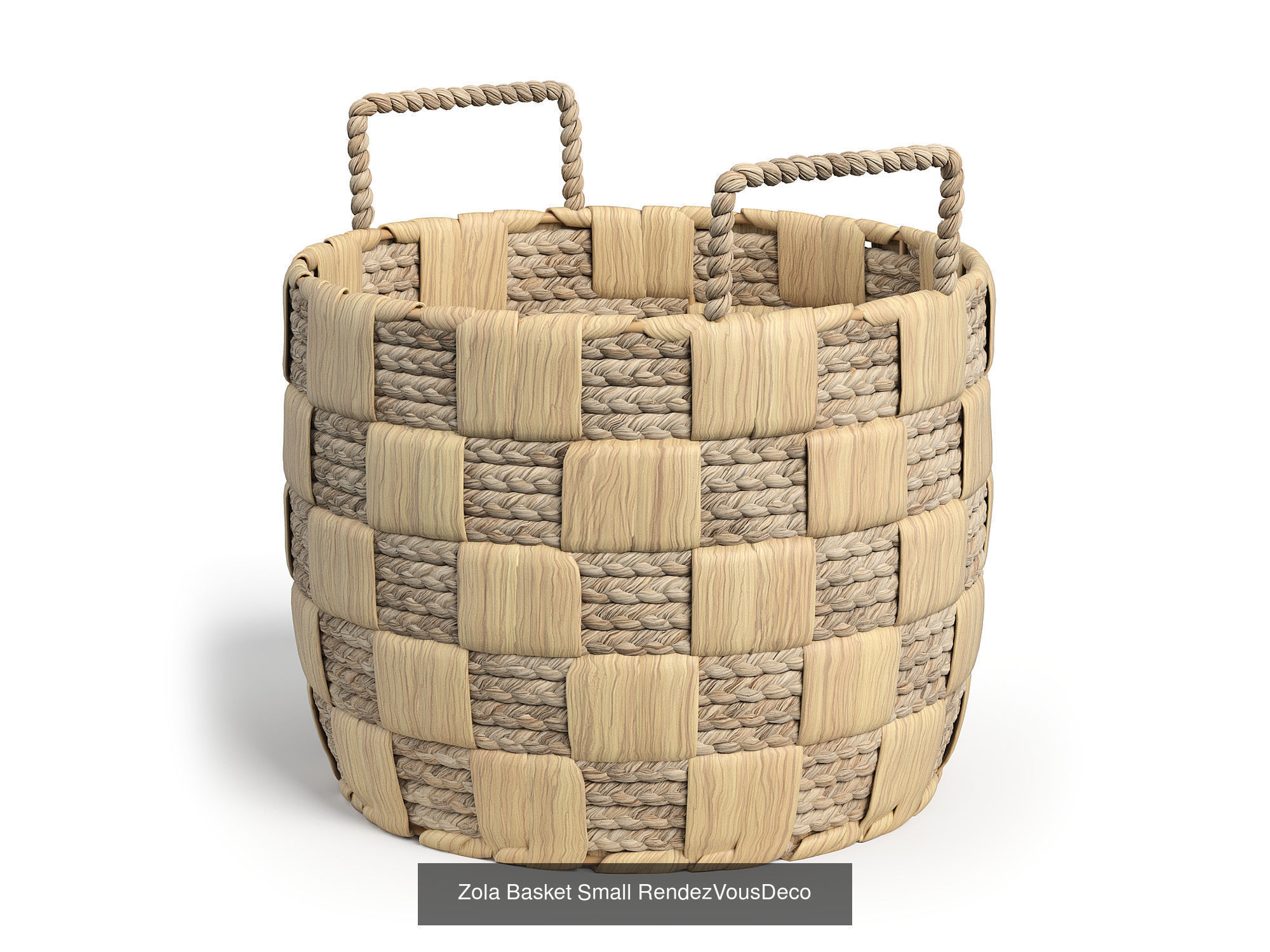 Zola Collection of Natural Fiber Baskets RendezVousDeco _6