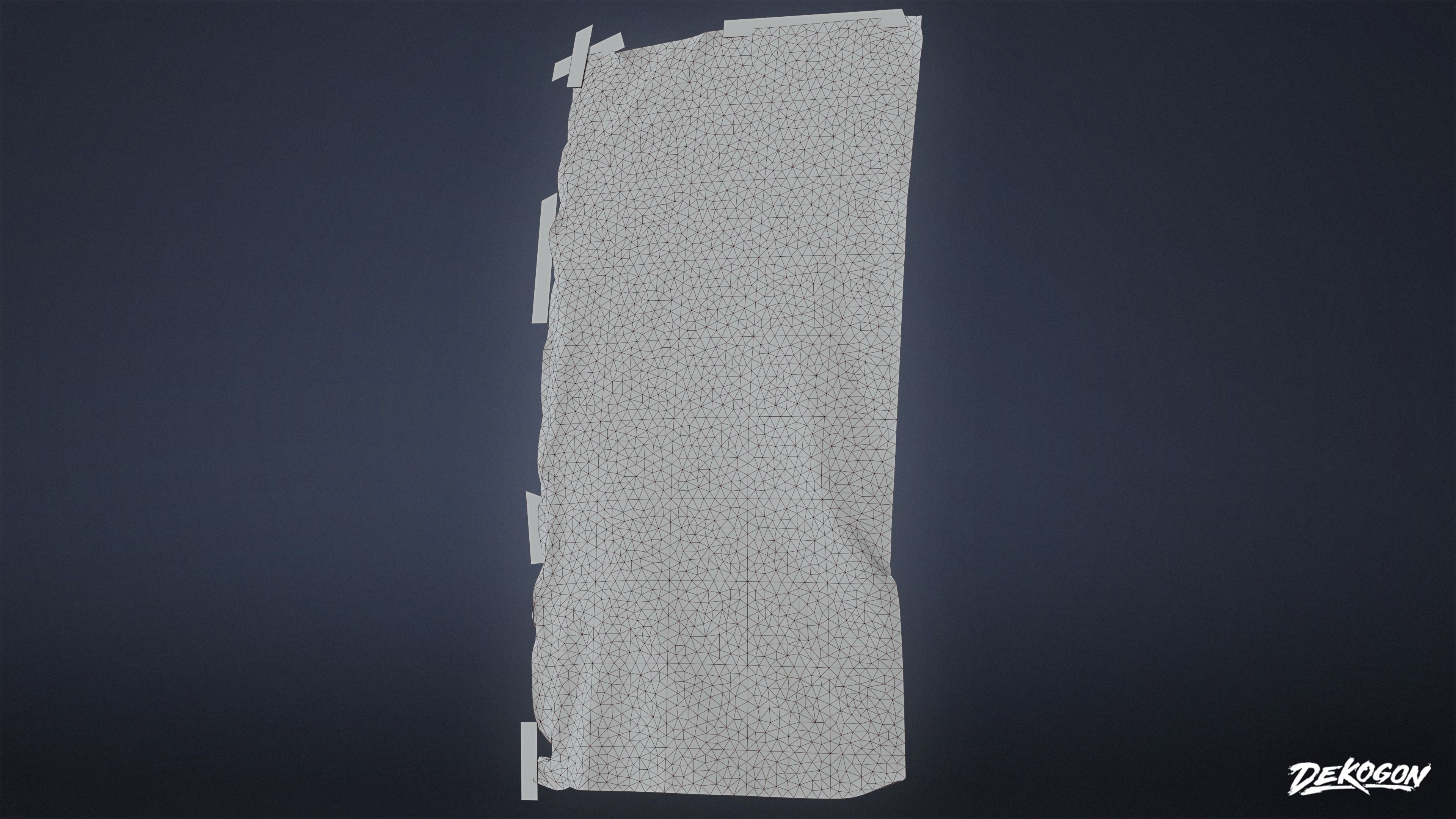 SAFE HOUSE - Plastic Sheets 01 - LOW POLY Low-poly 3D model_9