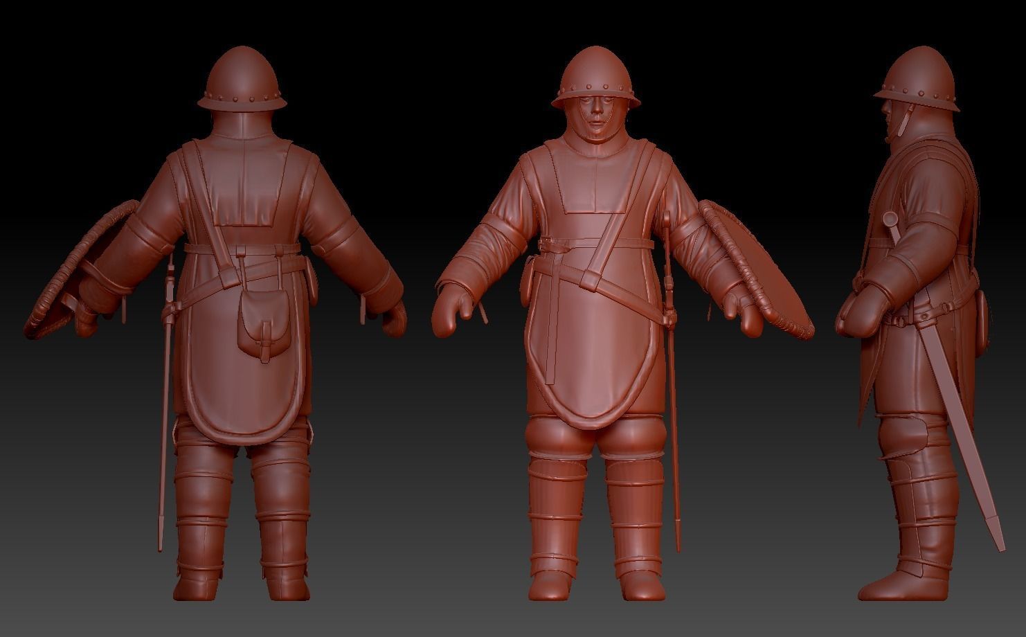 TAB Medieval Knights Pack - 3 Low-poly 3D model_53
