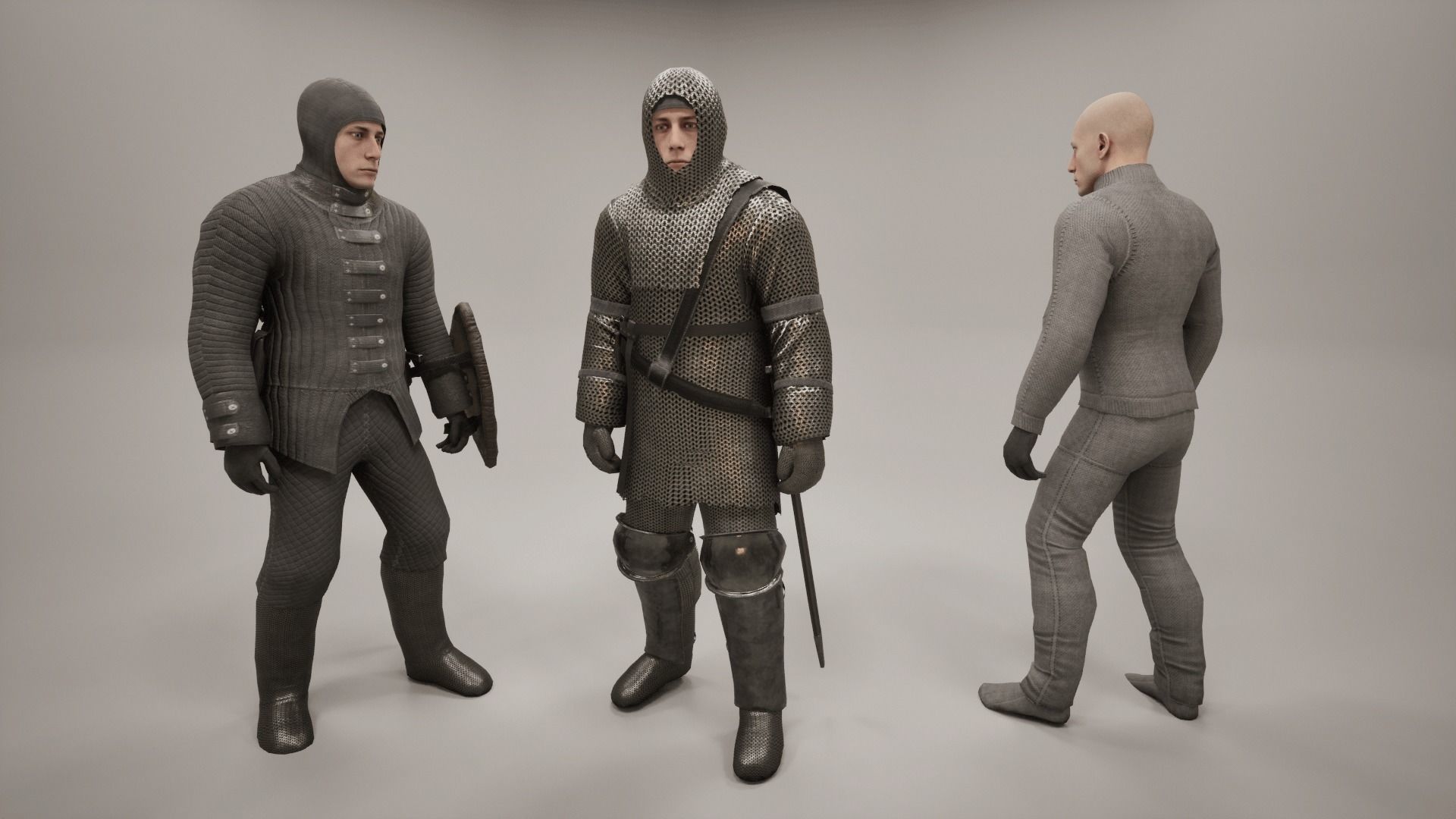 TAB Medieval Knights Pack - 3 Low-poly 3D model_30