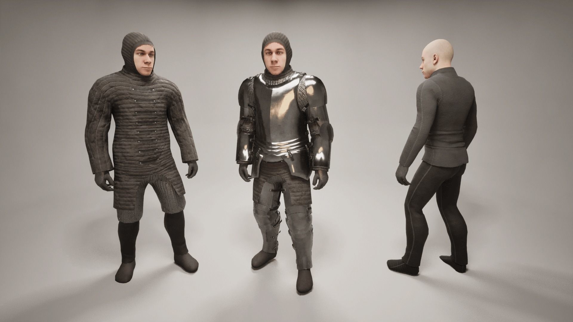 TAB Medieval Knights Pack - 3 Low-poly 3D model_37