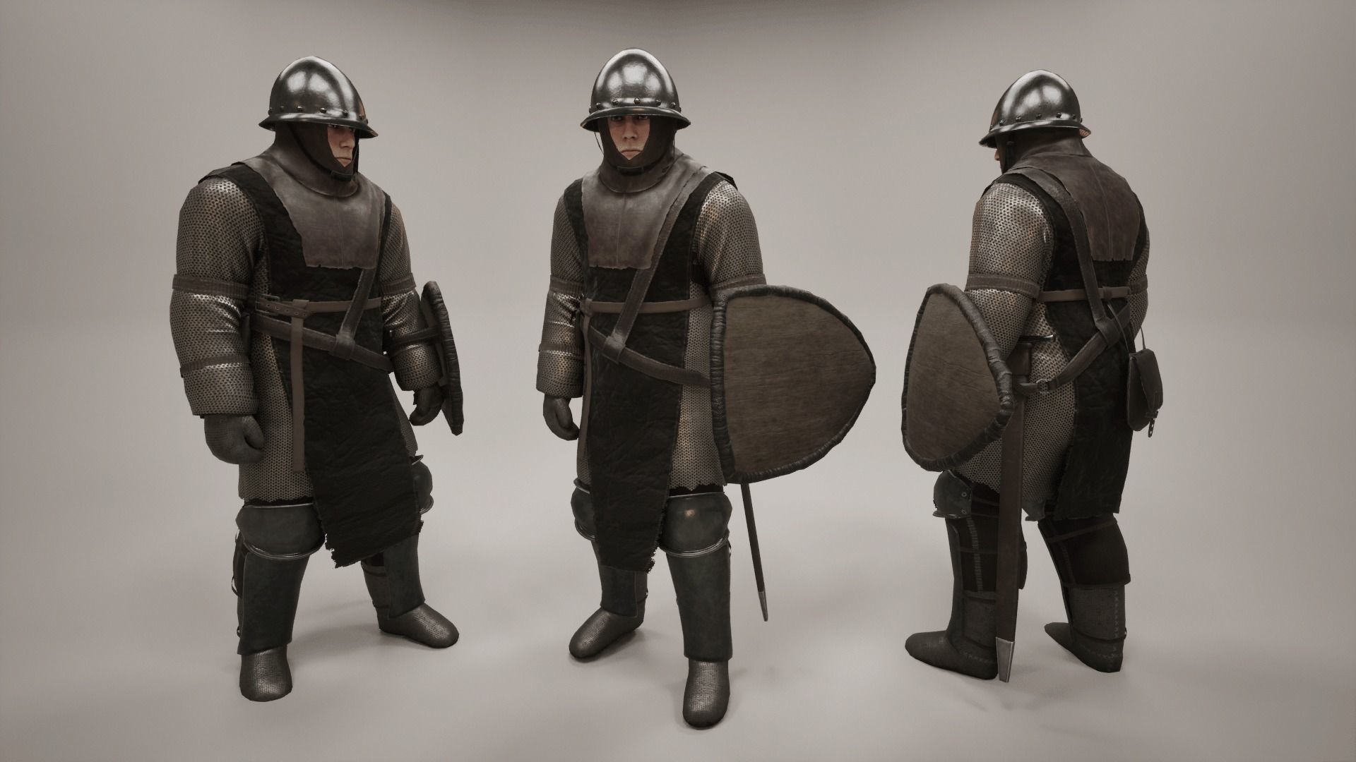 TAB Medieval Knights Pack - 3 Low-poly 3D model_27