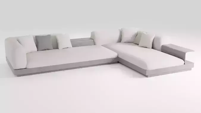 Modern designer minimalist sofa in Italian style