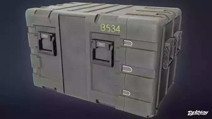 SAFE HOUSE - Rackmount Crate 01 - LOW POLY