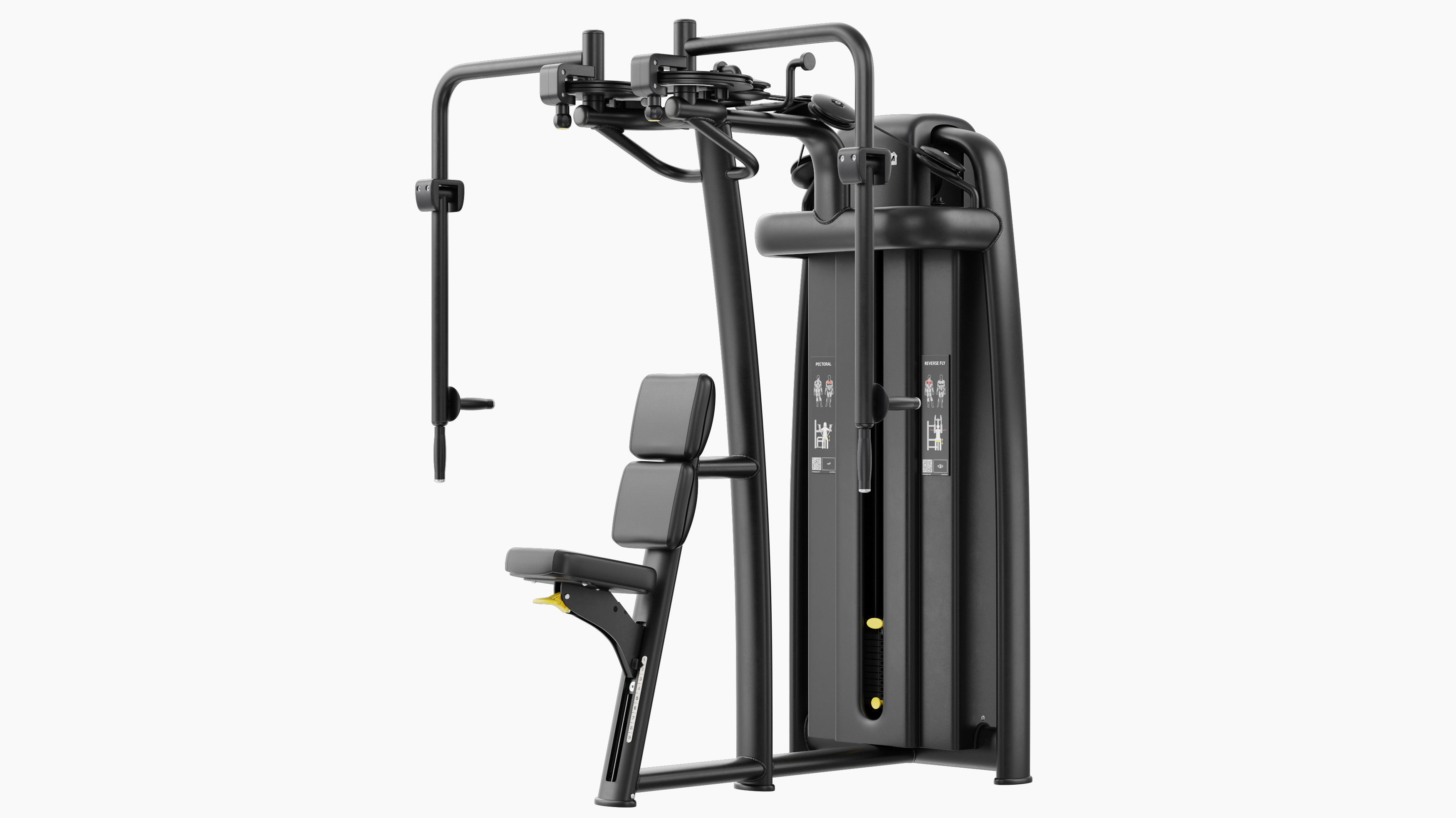 Technogym Selection 700 - Dual Pectoral Reverse Fly 3D model_6