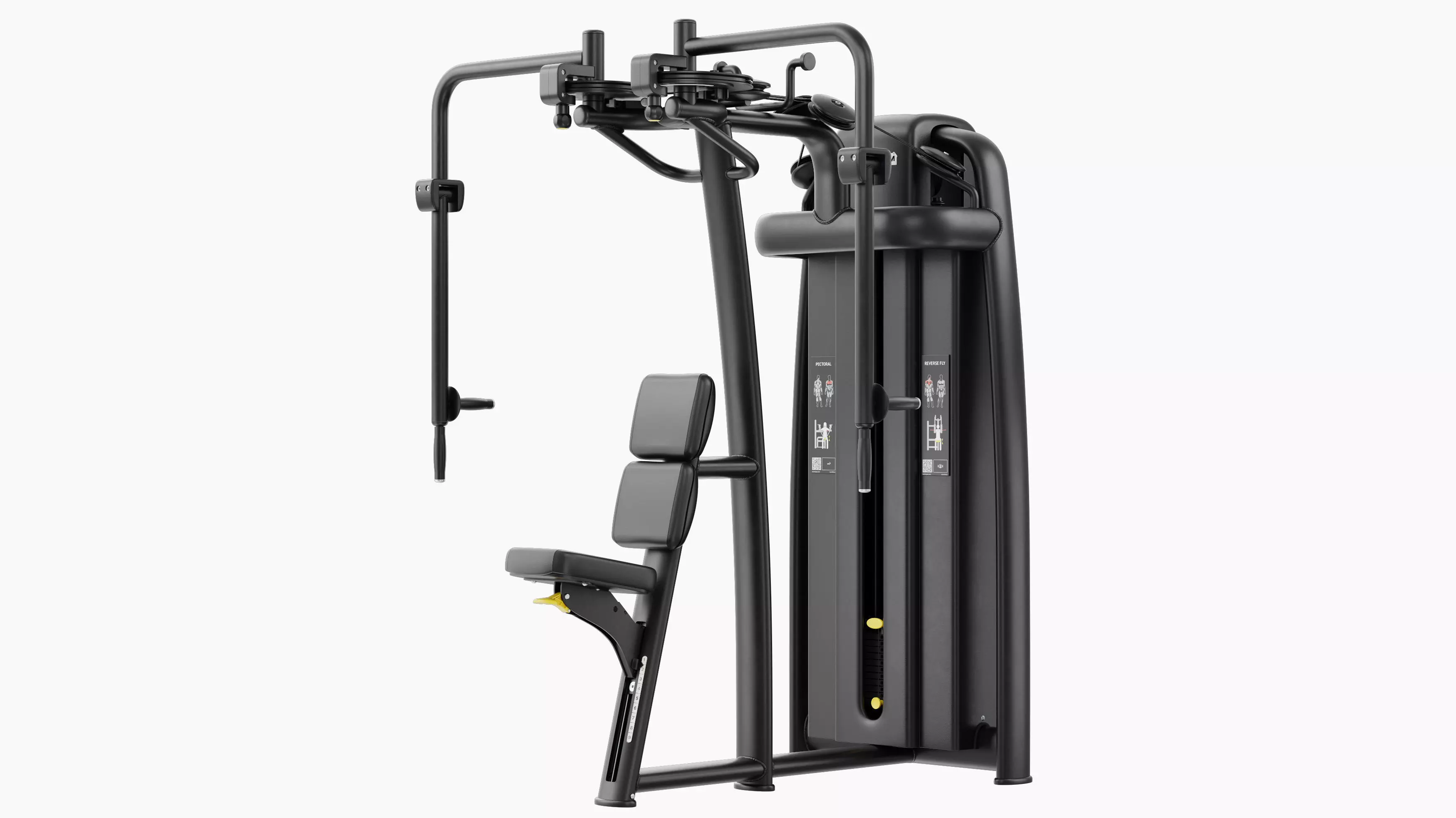 Technogym Selection 700 - Dual Pectoral Reverse Fly 3D model_0