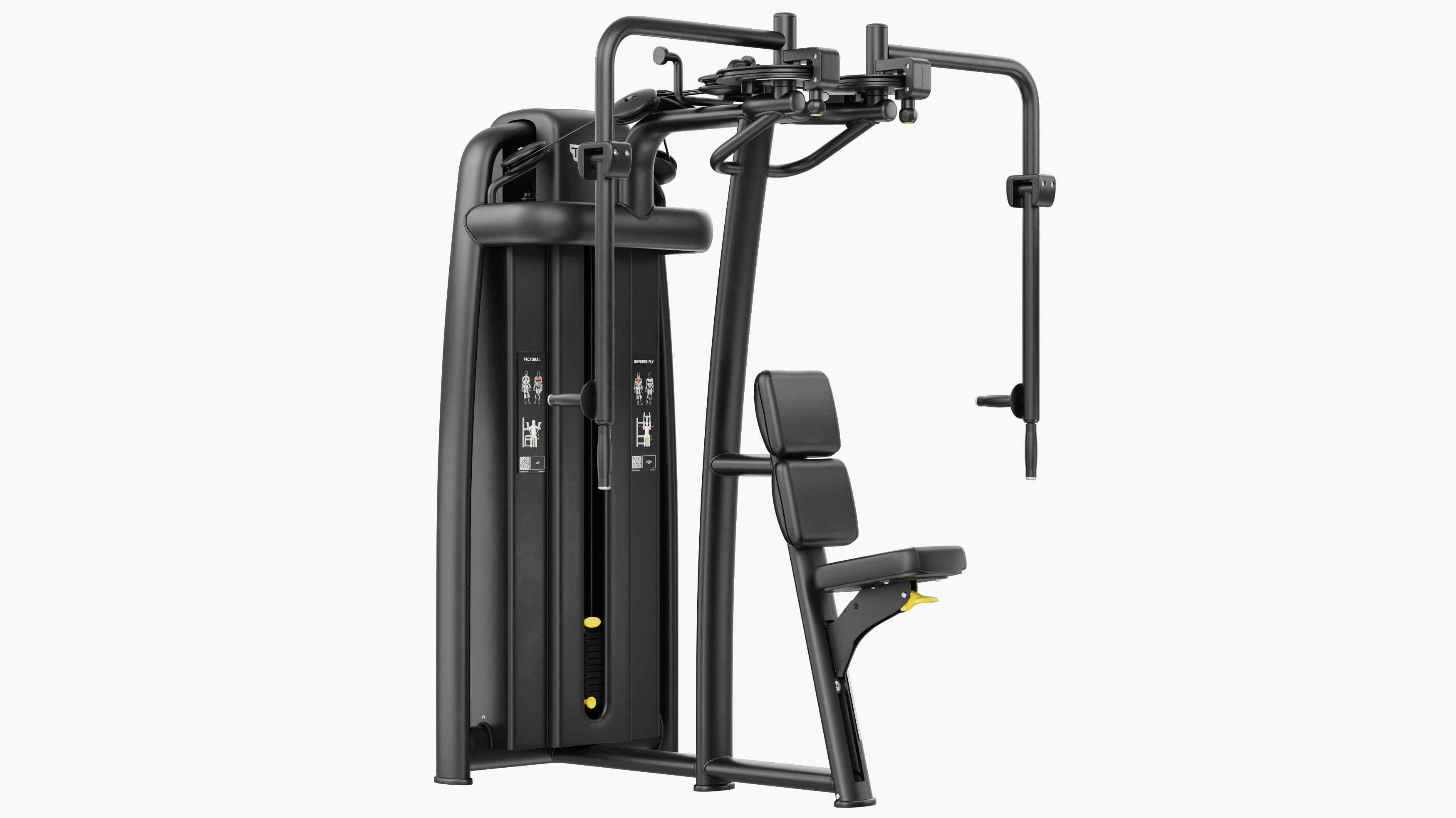 Technogym Selection 700 - Dual Pectoral Reverse Fly 3D model_2
