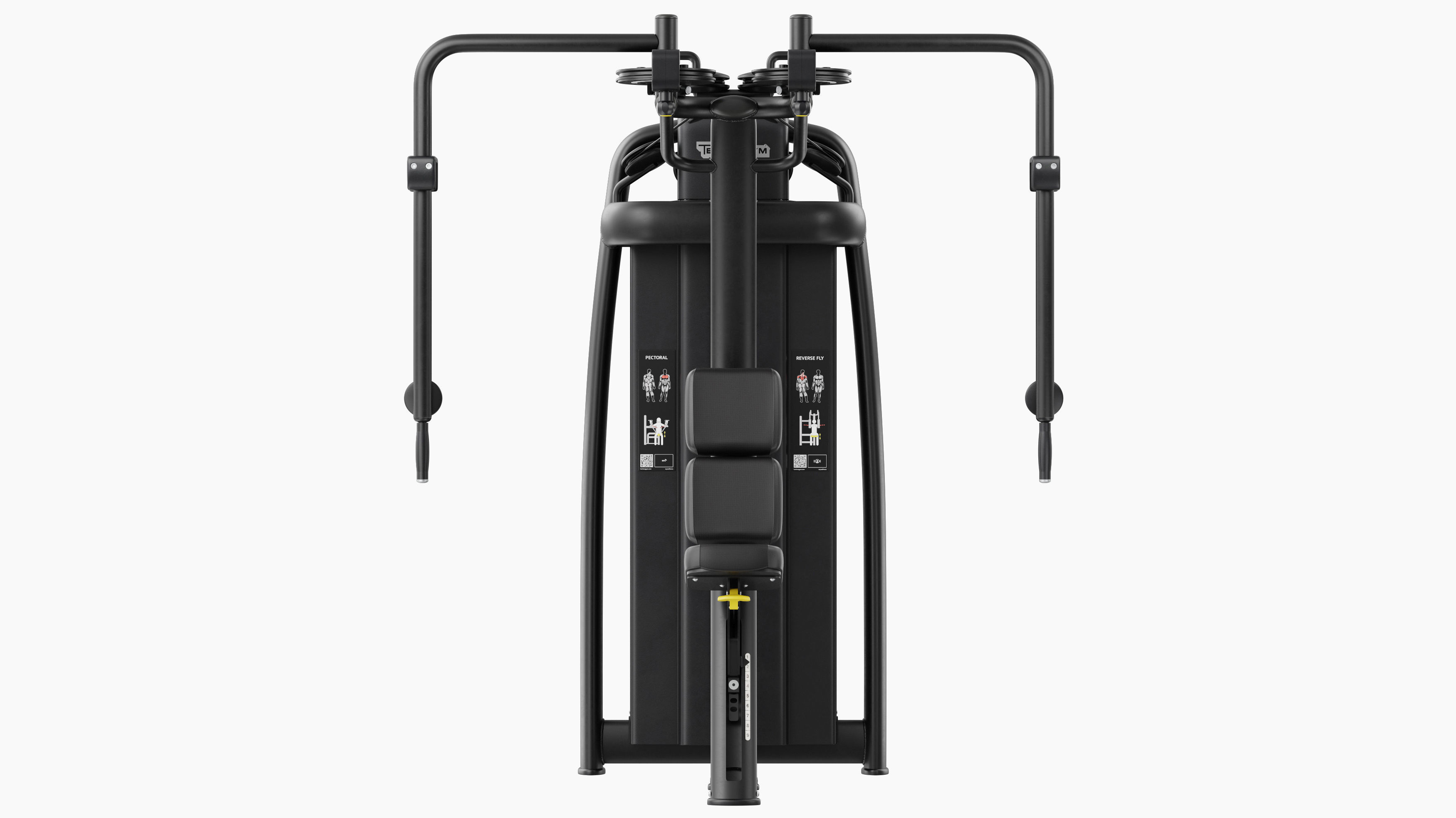 Technogym Selection 700 - Dual Pectoral Reverse Fly 3D model_1